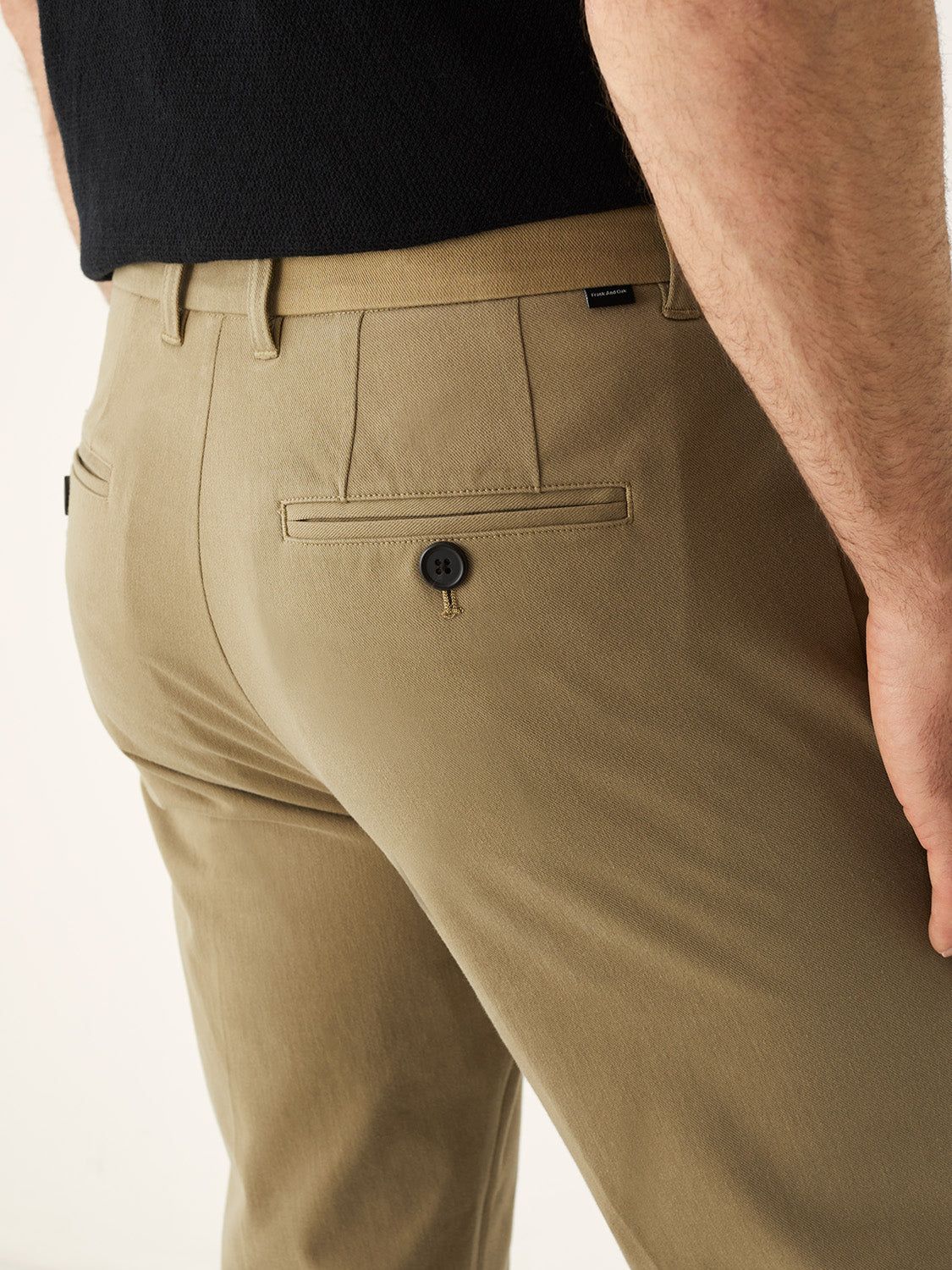 The Tapered Fit Flex Worker's Pant in Beige sold by Frank & Oak product image thumbnail 3
