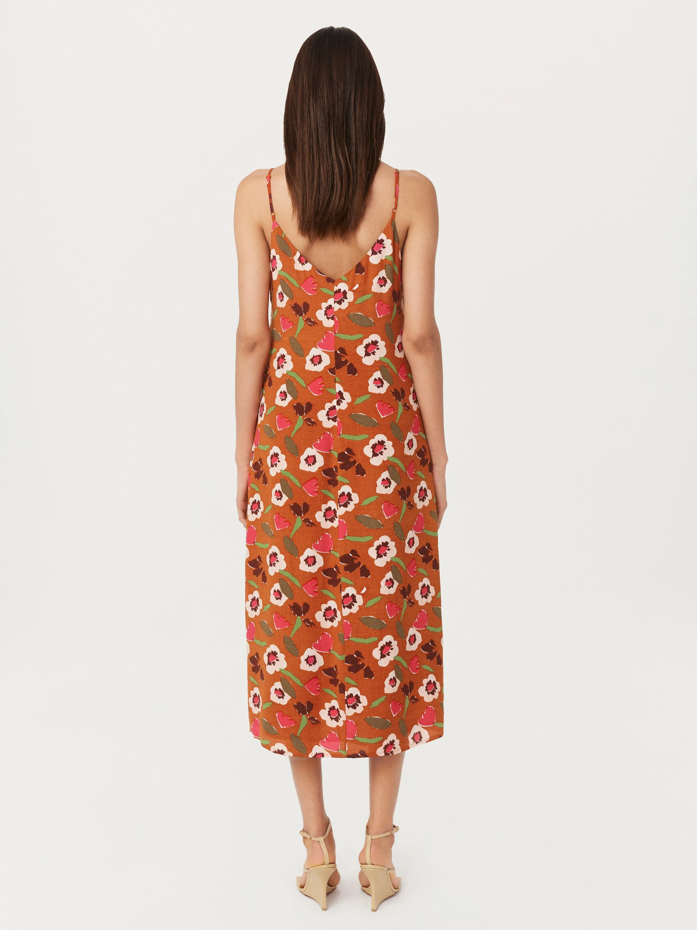 The Floral Slip Dress in Red Clay sold by Frank & Oak product image thumbnail 5