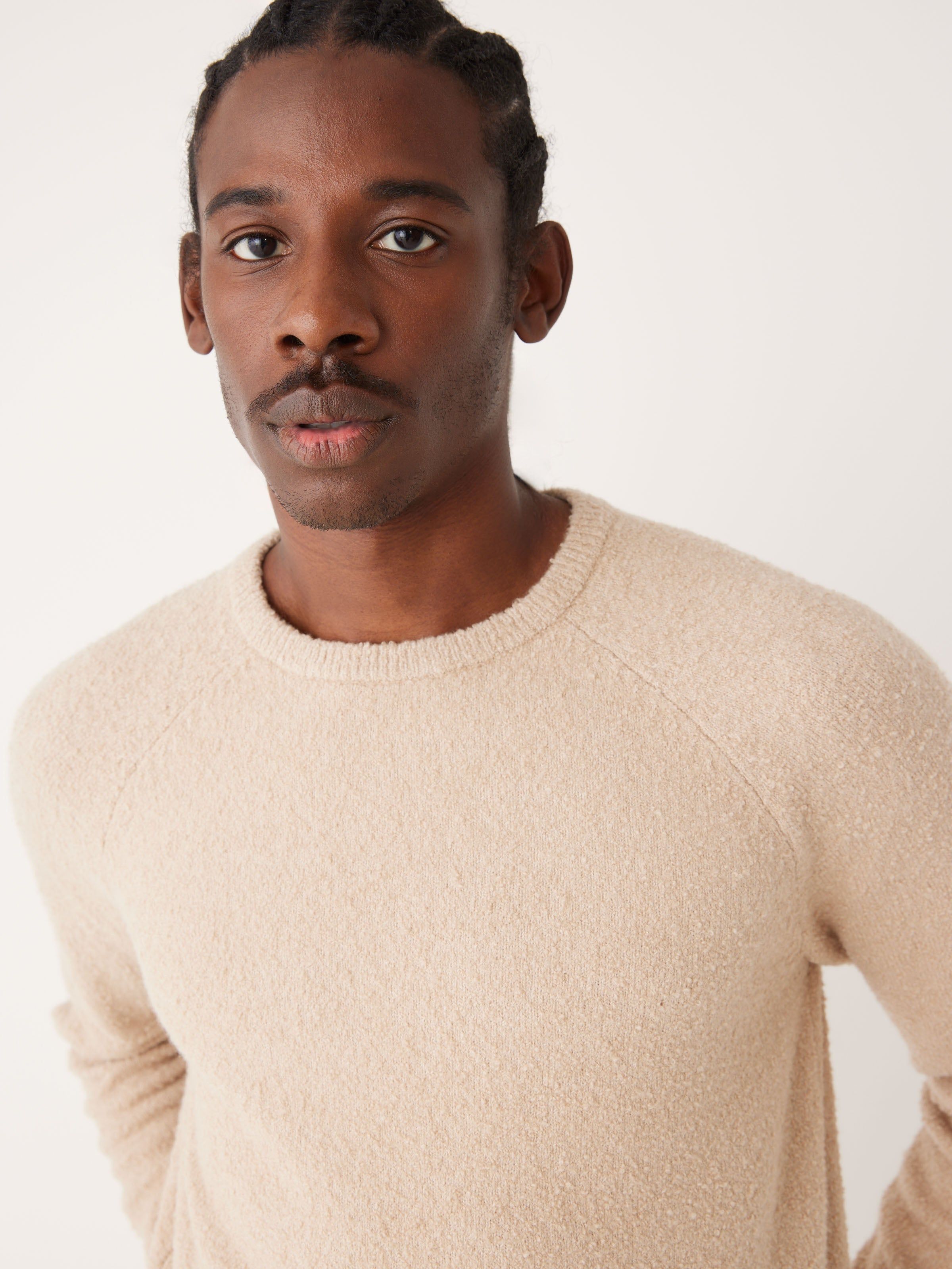 The Boucle Seawool® Sweater in Oxford Tan sold by Frank & Oak product image thumbnail 4
