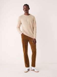 The Boucle Seawool® Sweater in Oxford Tan sold by Frank & Oak