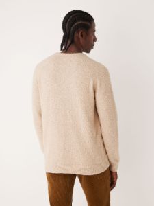 The Boucle Seawool® Sweater in Oxford Tan sold by Frank & Oak