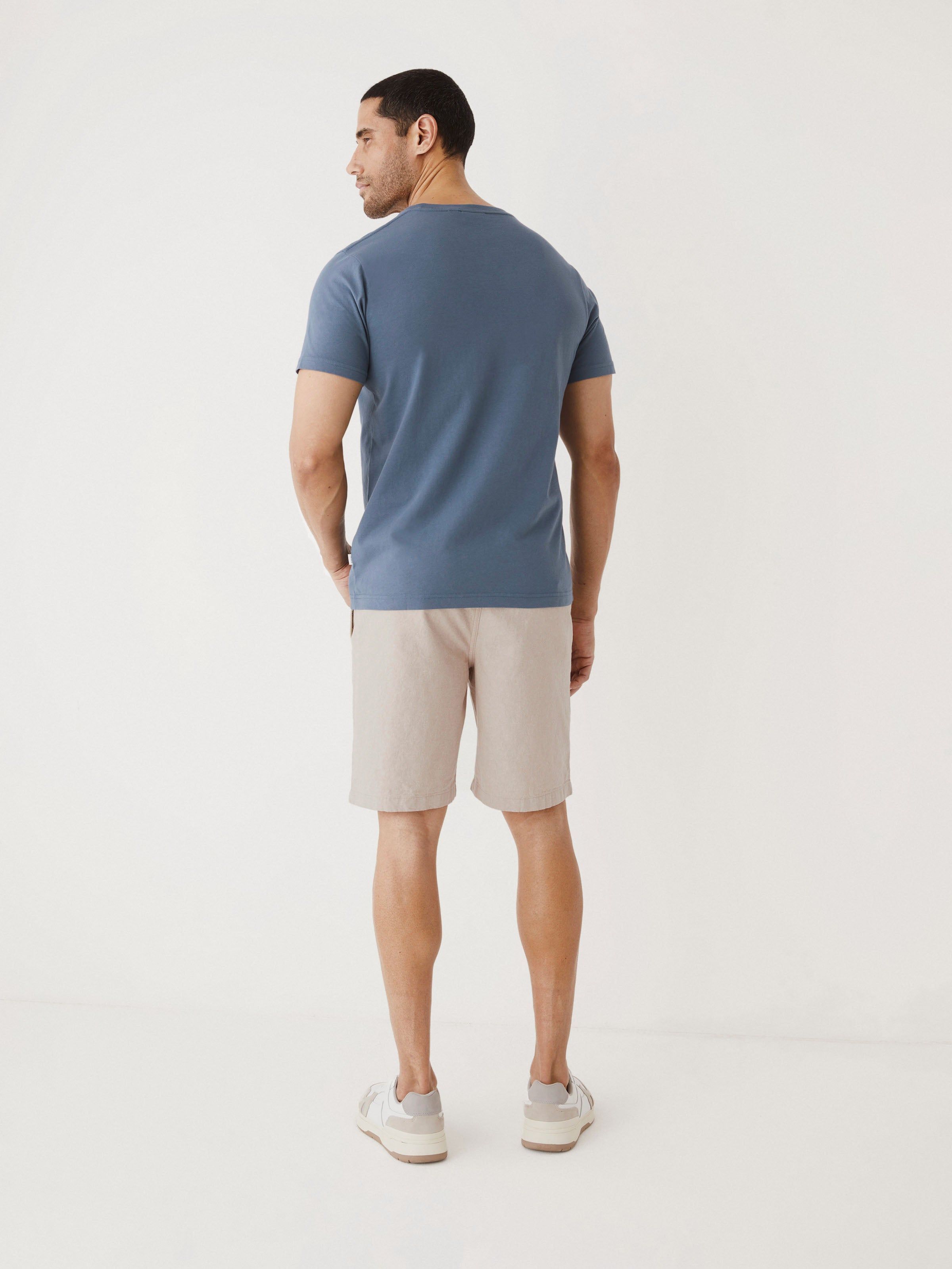 The Slim Fit Essential T-Shirt in Stormy Blue sold by Frank & Oak product image thumbnail 3