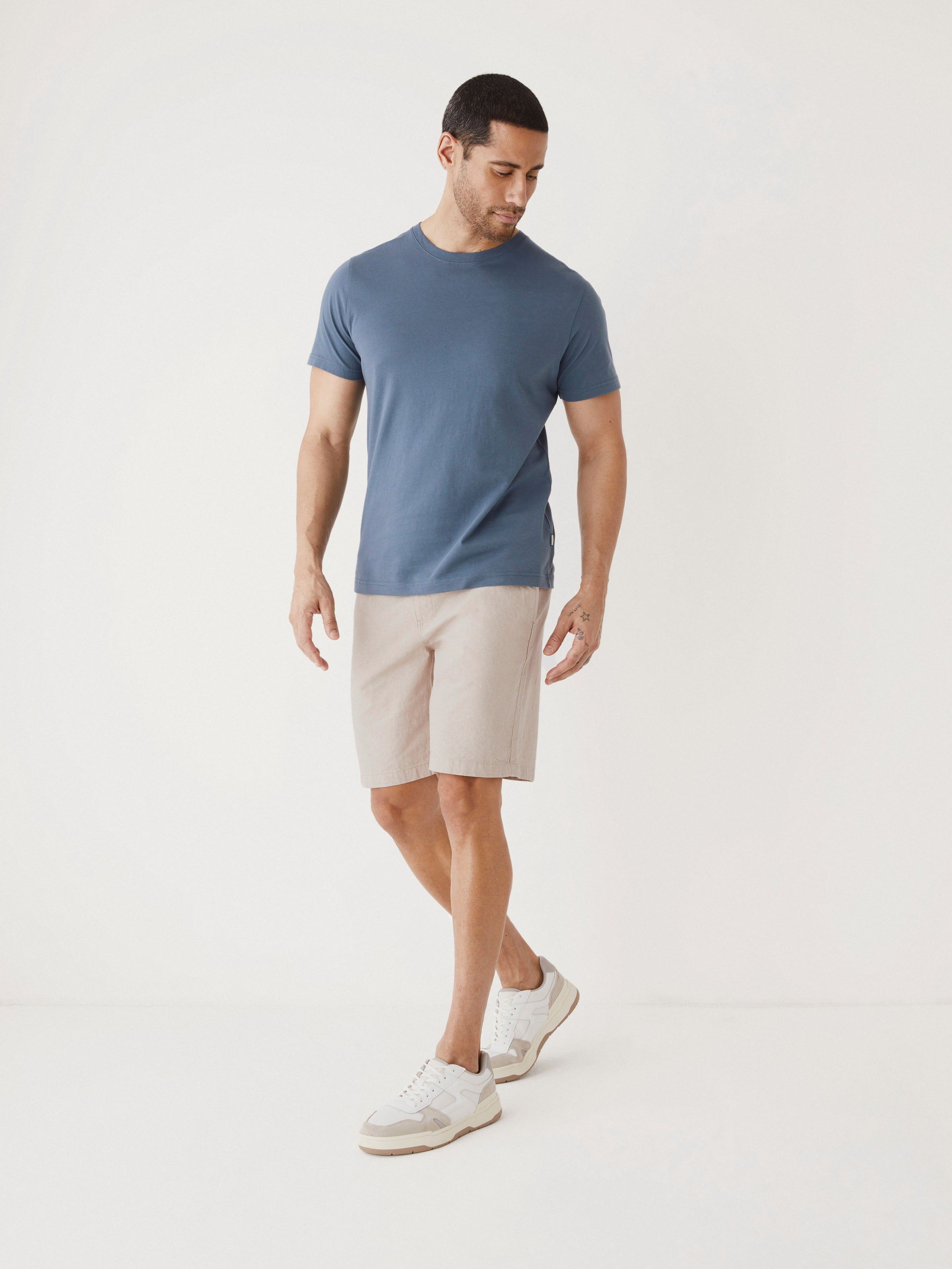 The Slim Fit Essential T-Shirt in Stormy Blue sold by Frank & Oak product image thumbnail 5