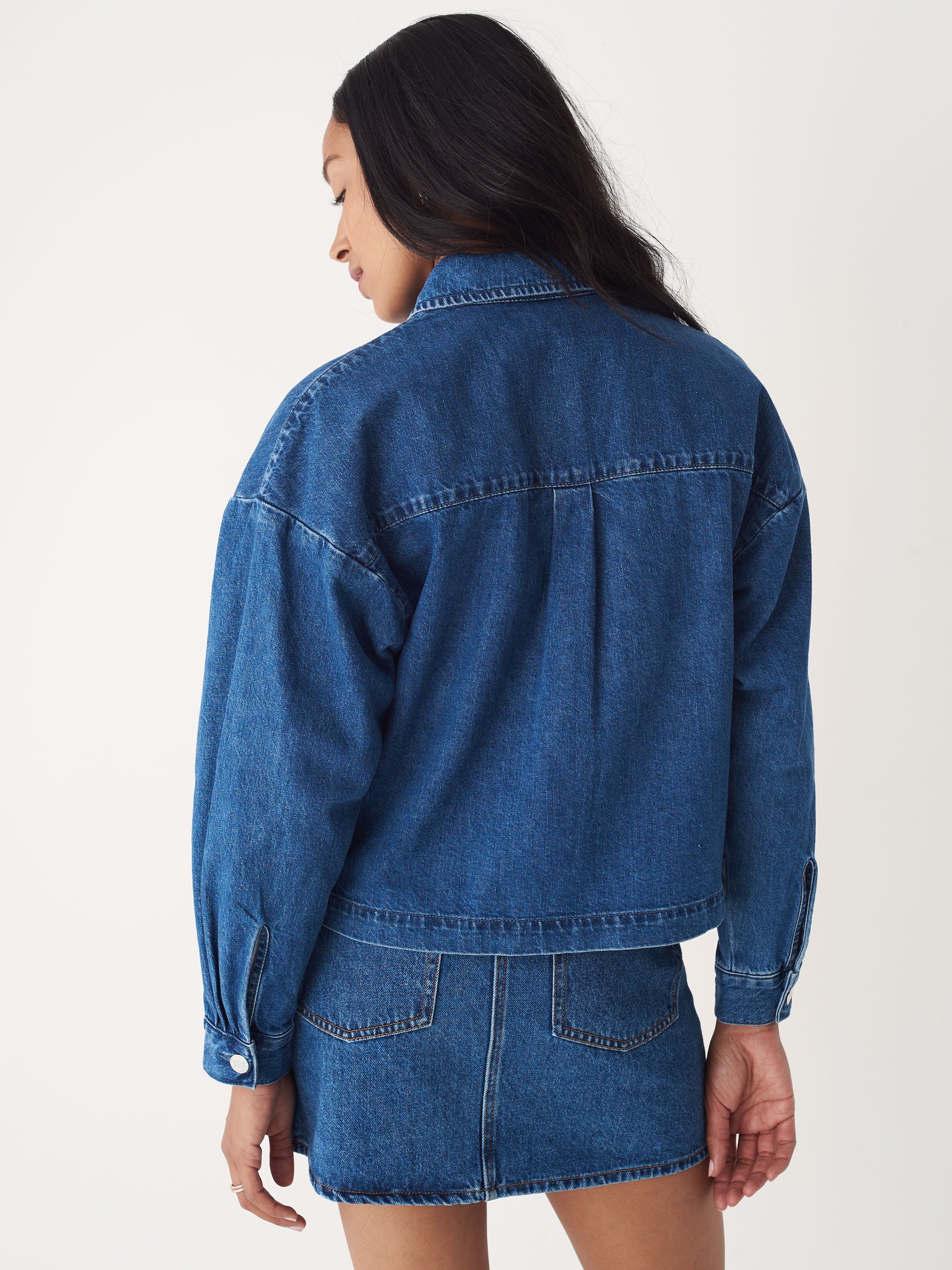 The Denim Overshirt in Blue sold by Frank & Oak product image thumbnail 3