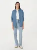 The French Terry Overshirt in Coronet Blue sold by Frank & Oak