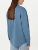 The French Terry Overshirt in Coronet Blue sold by Frank & Oak