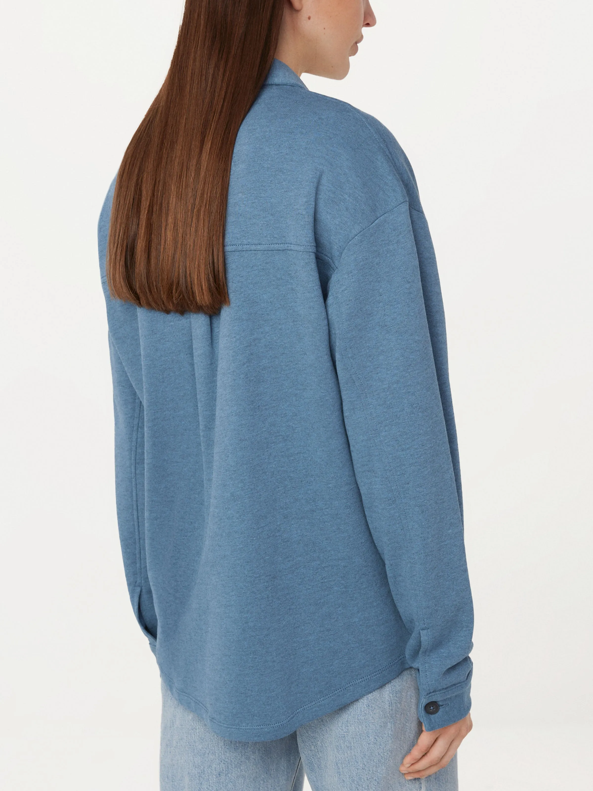 The French Terry Overshirt in Coronet Blue sold by Frank & Oak product image thumbnail 4