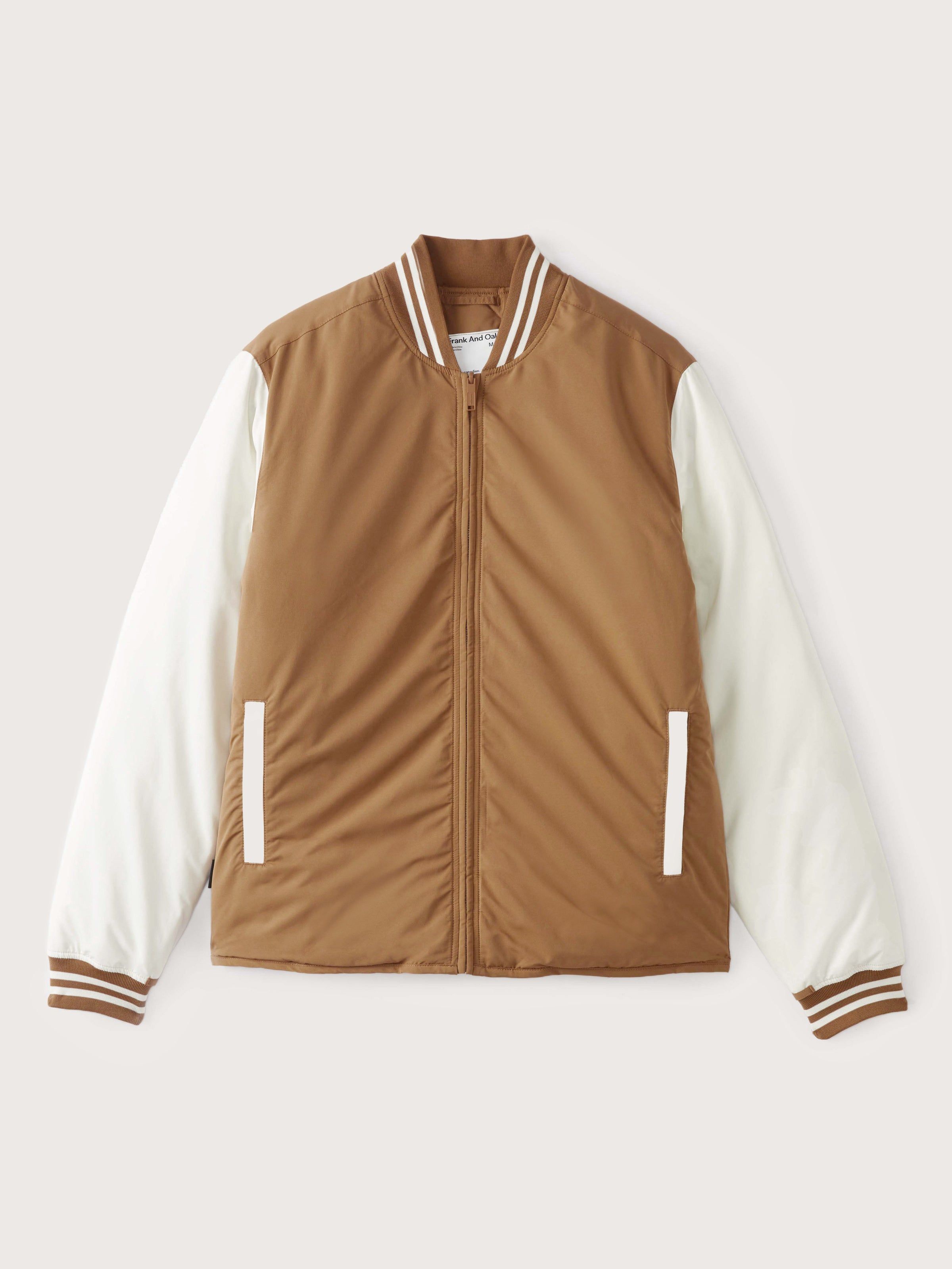 The Varsity Skyline Bomber in Amber sold by Frank & Oak product image thumbnail 7