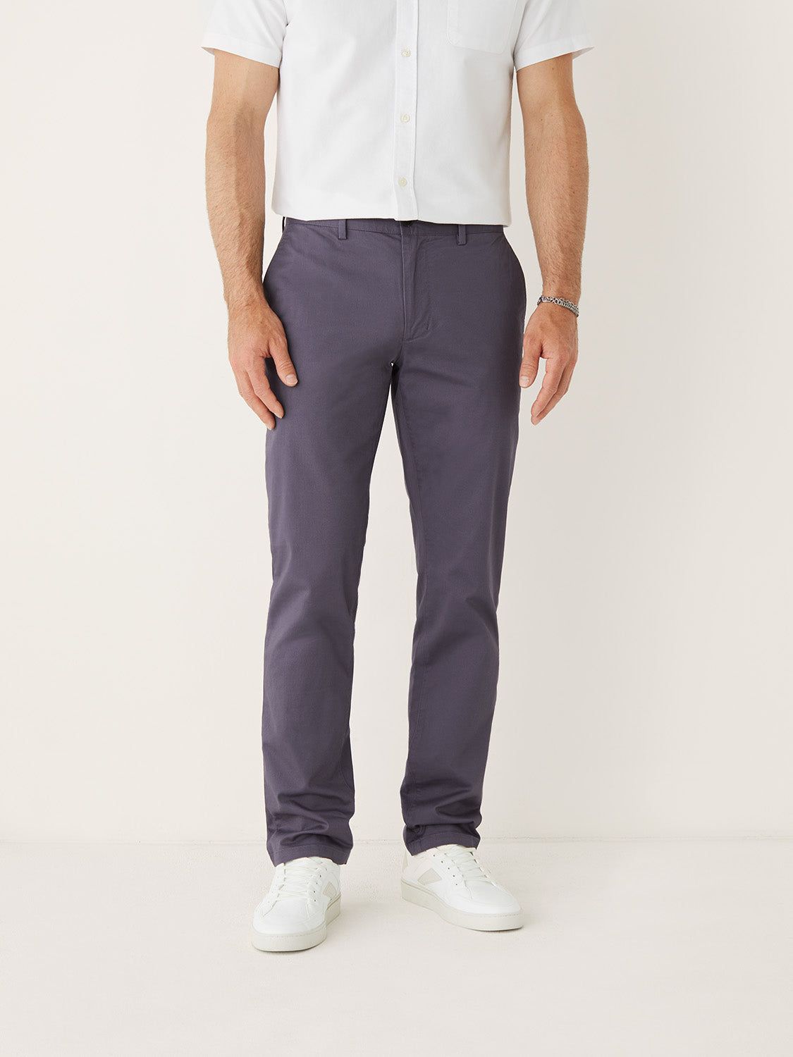 The Brunswick Slim Chino Pant in Purple sold by Frank & Oak product image thumbnail 2