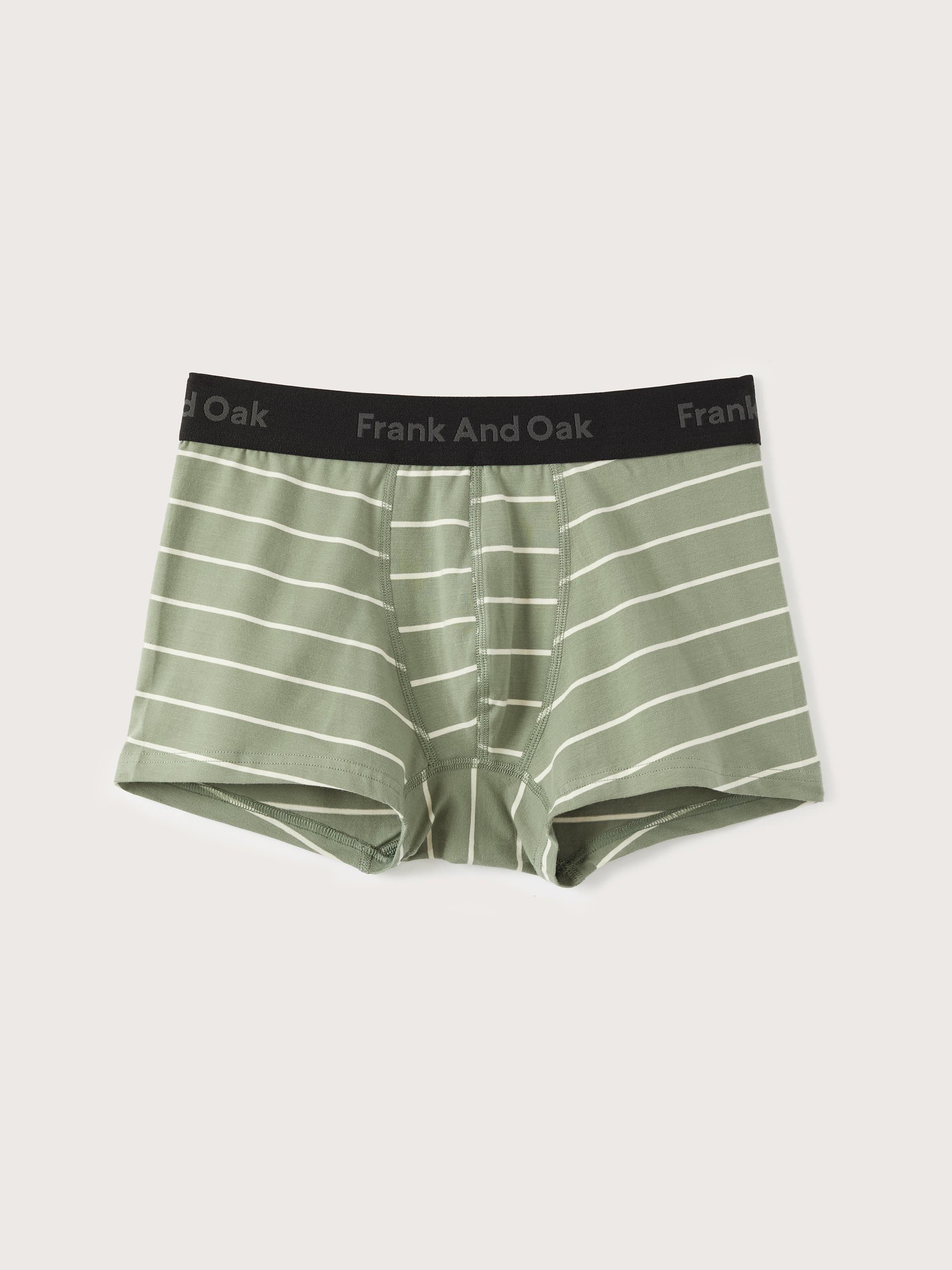 The Organic Cotton Striped Trunk in Green sold by Frank & Oak product image thumbnail 4
