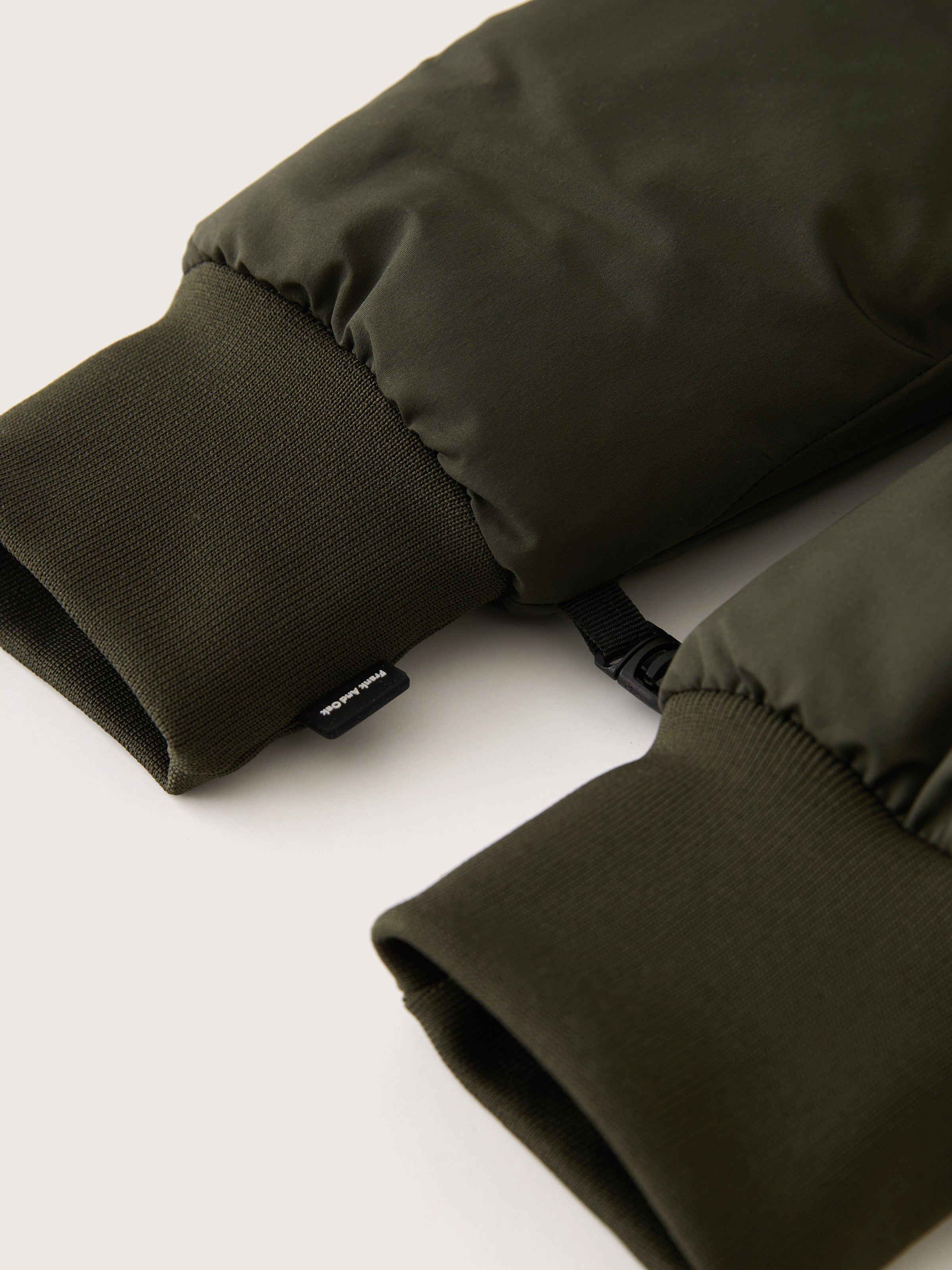 The Puffer Mittens in Rosin sold by Frank & Oak product image thumbnail 4