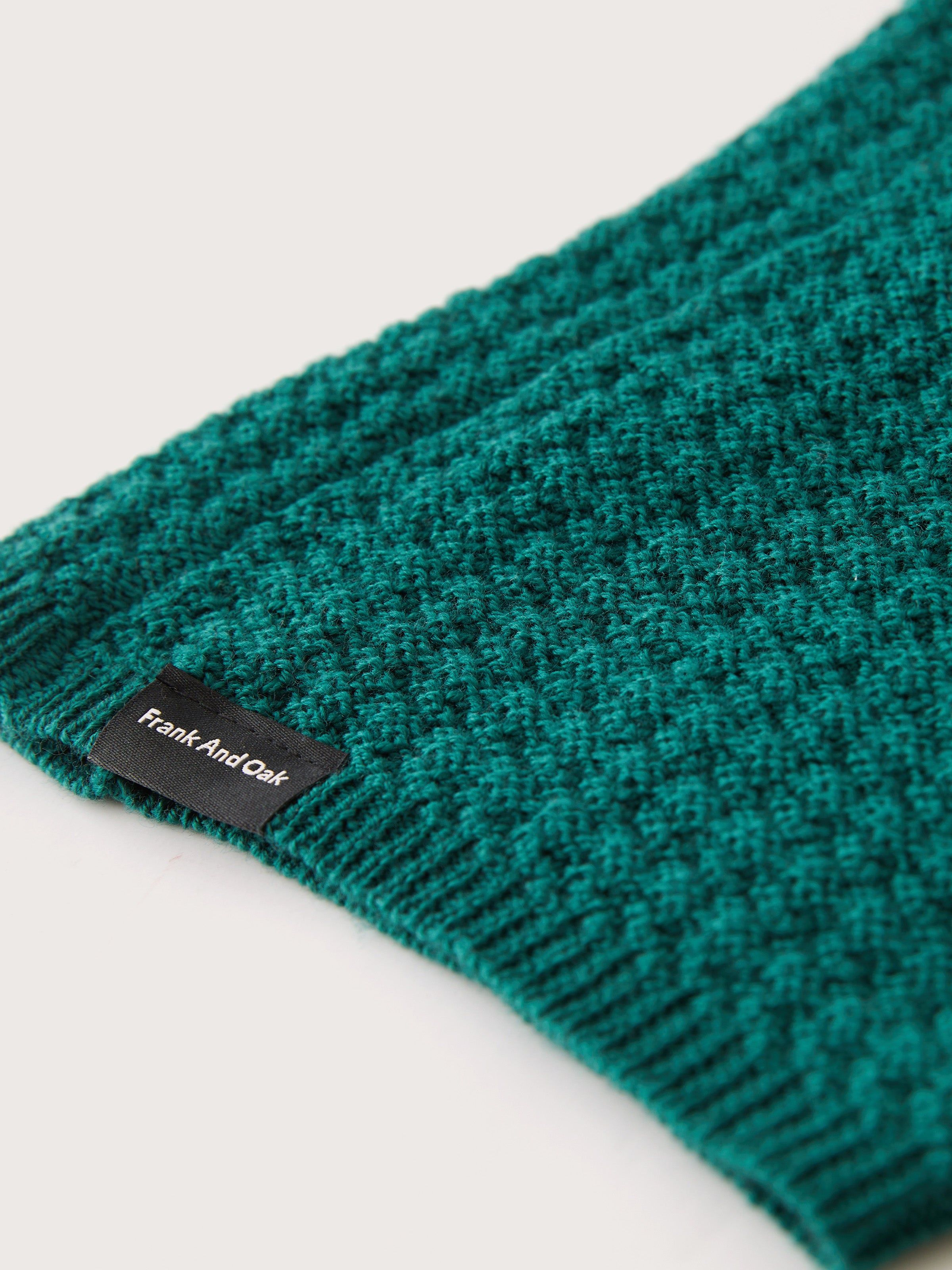The Merino Balaclava in Deep Green sold by Frank & Oak product image thumbnail 4