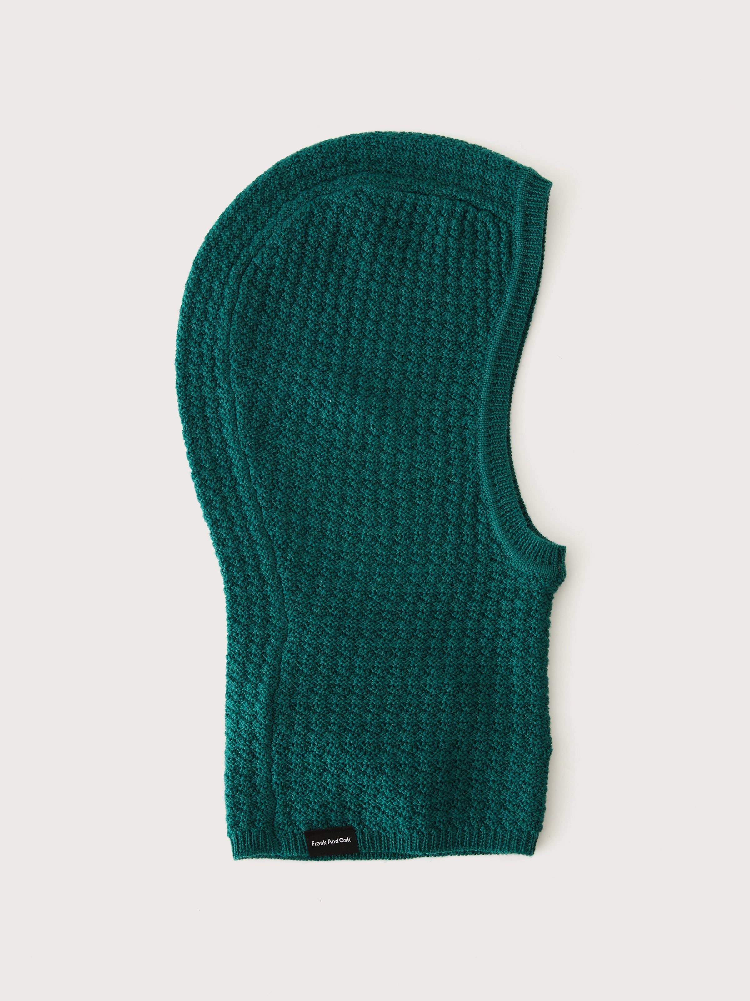 The Merino Balaclava in Deep Green sold by Frank & Oak product image thumbnail 3