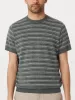 The Short Sleeve Linen Sweater in Green sold by Frank & Oak