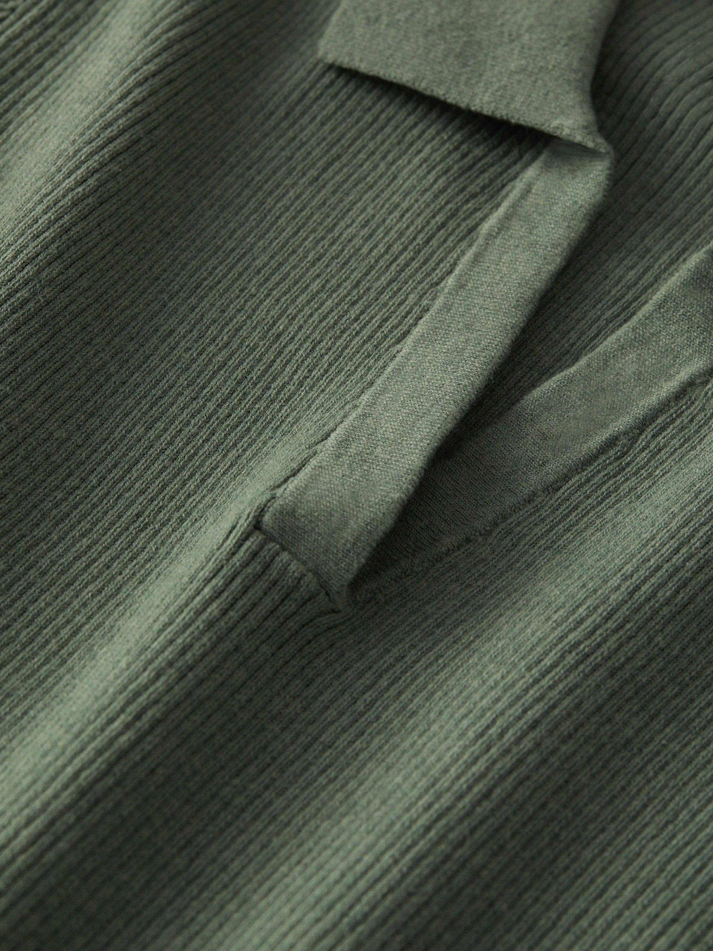 The Johnny Collar Knit Top in Deep Sage sold by Frank & Oak product image thumbnail 6