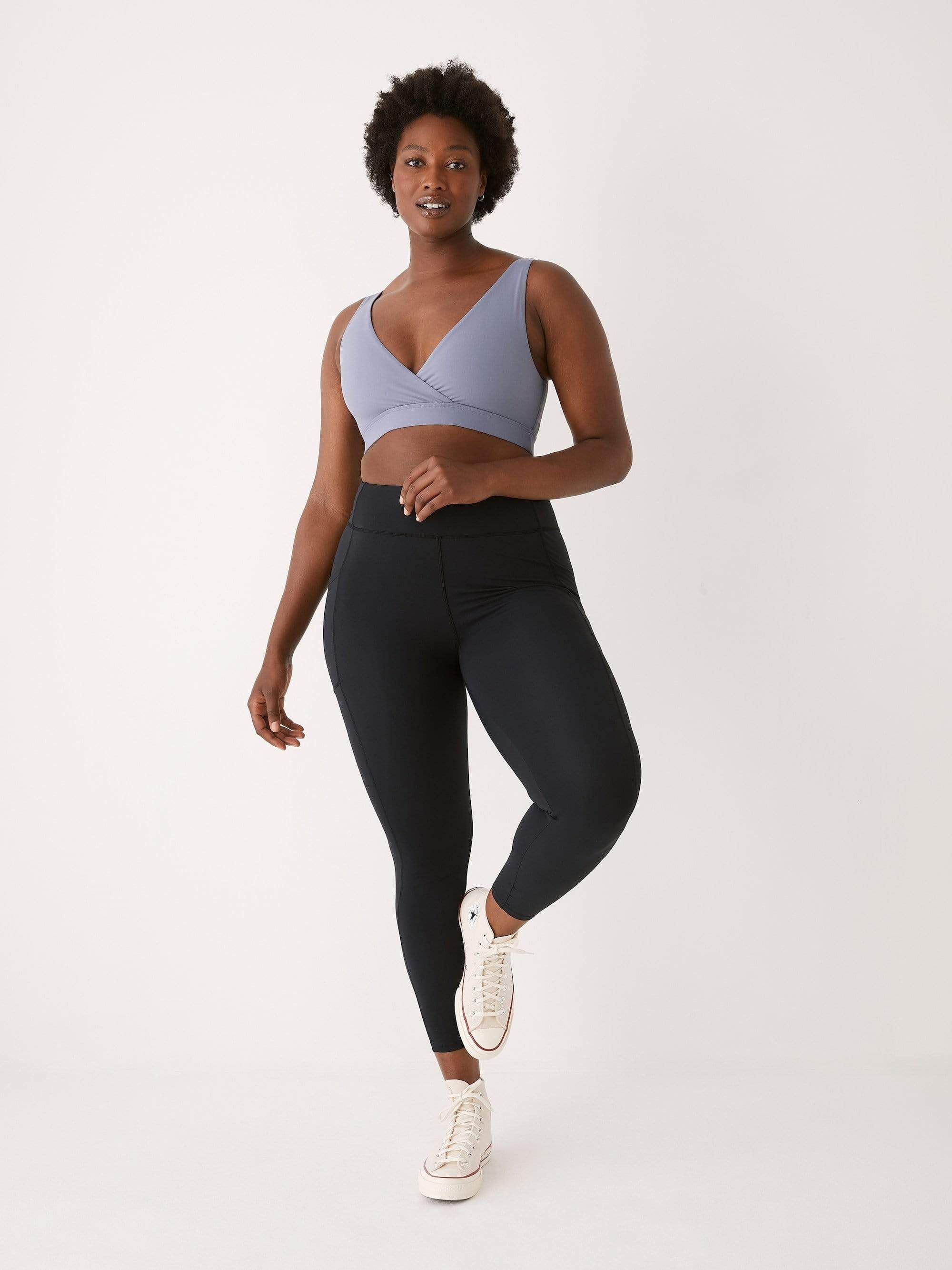 The High-Waisted Time Out Legging in Black sold by Frank & Oak product image thumbnail 7