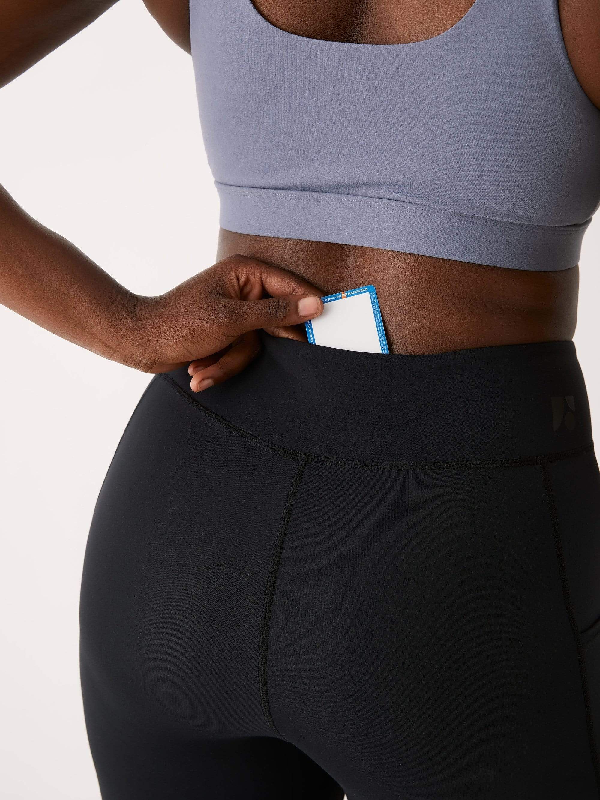 The High-Waisted Time Out Legging in Black sold by Frank & Oak product image thumbnail 9