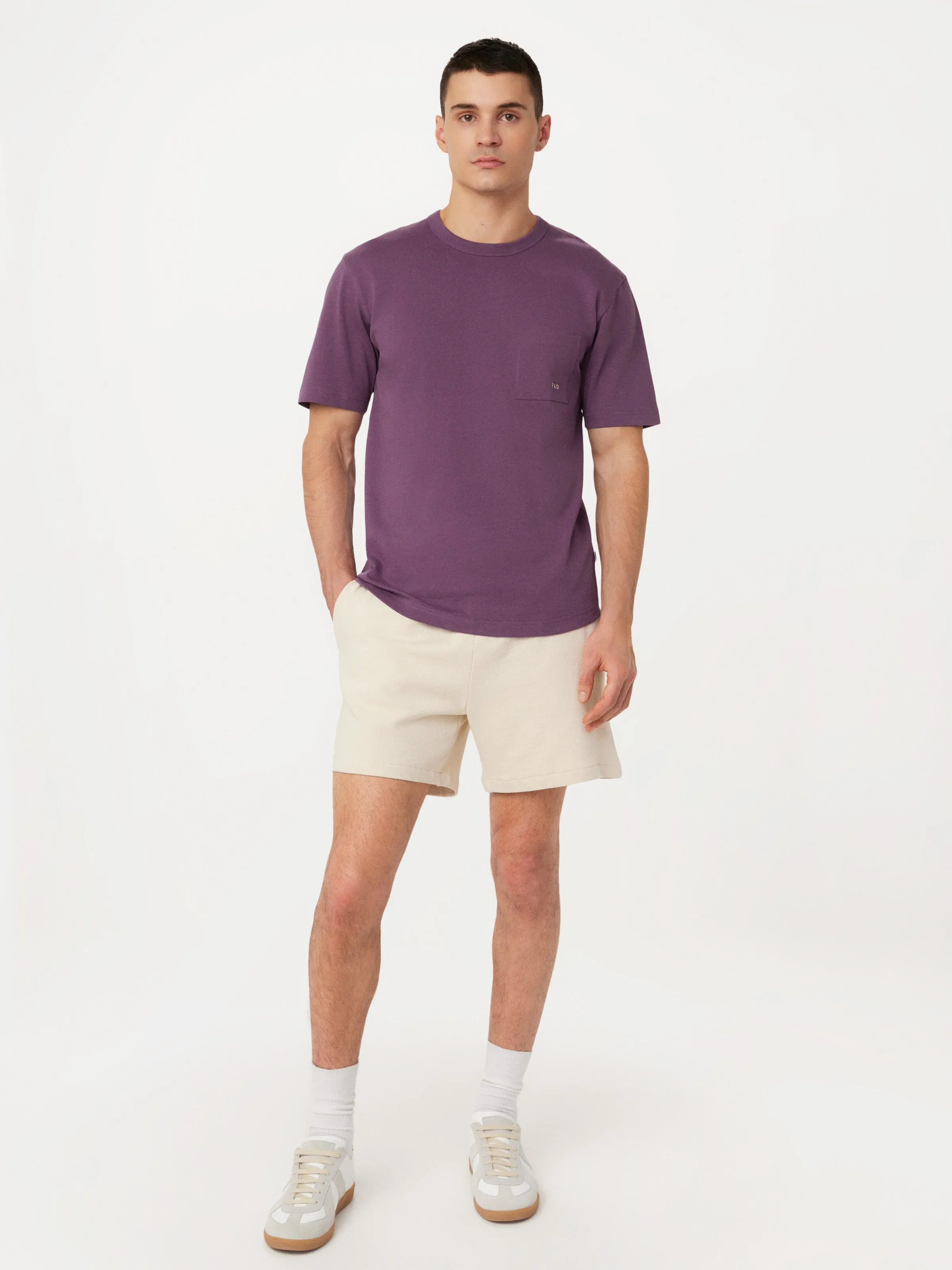 The Relaxed Pocket T-Shirt in Purple sold by Frank & Oak product image thumbnail 2