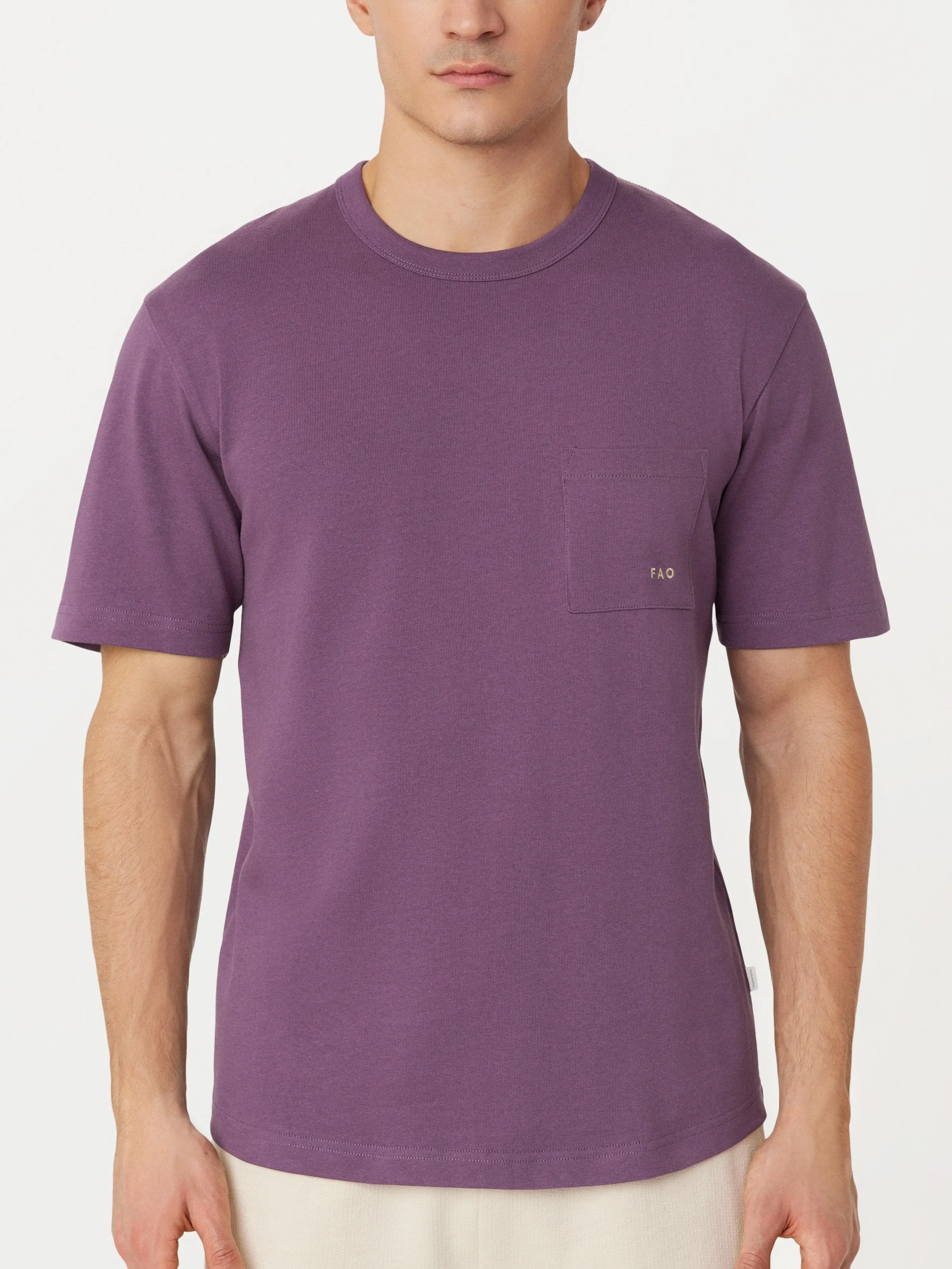 The Relaxed Pocket T-Shirt in Purple sold by Frank & Oak product image thumbnail 3