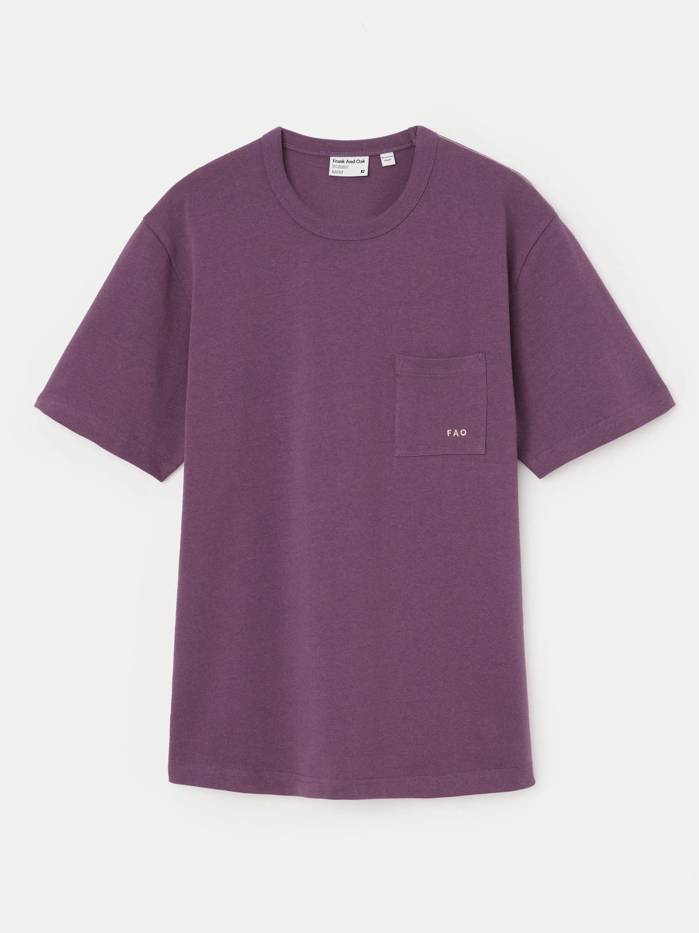 The Relaxed Pocket T-Shirt in Purple sold by Frank & Oak product image thumbnail 5