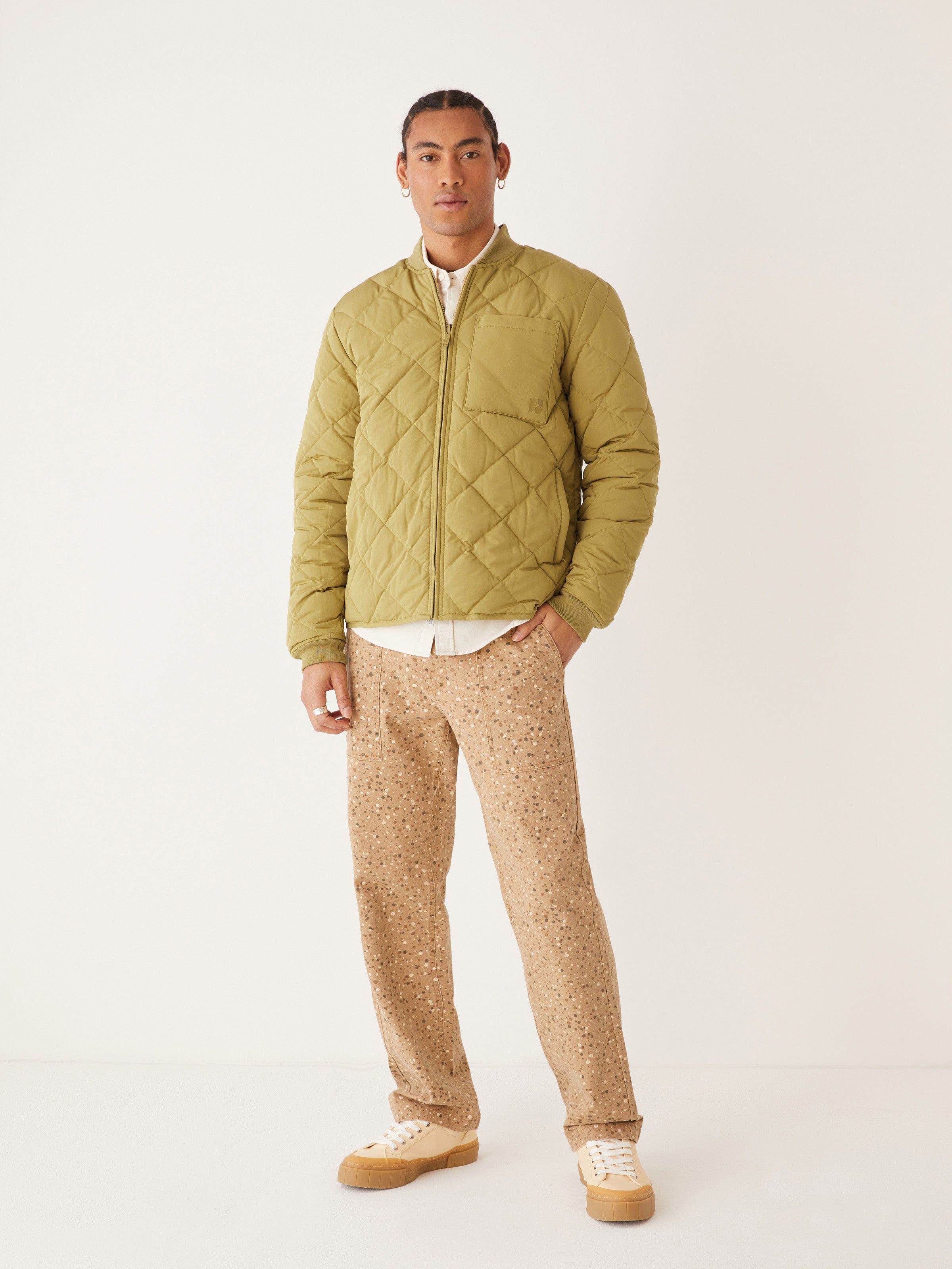 The Skyline Reversible Bomber in Bronze sold by Frank & Oak product image thumbnail 2