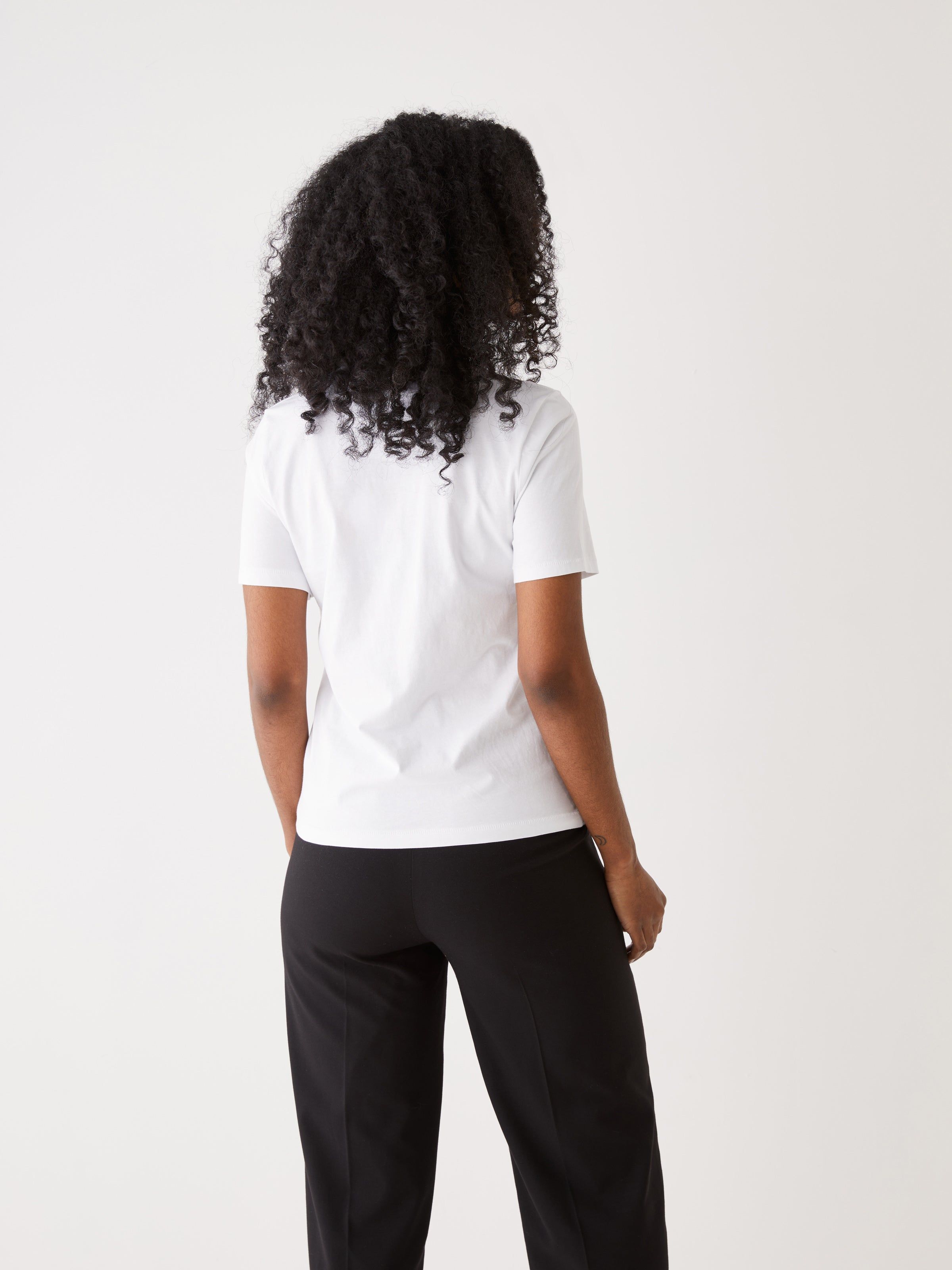 The Essential T-shirt in Bright White sold by Frank & Oak product image thumbnail 3
