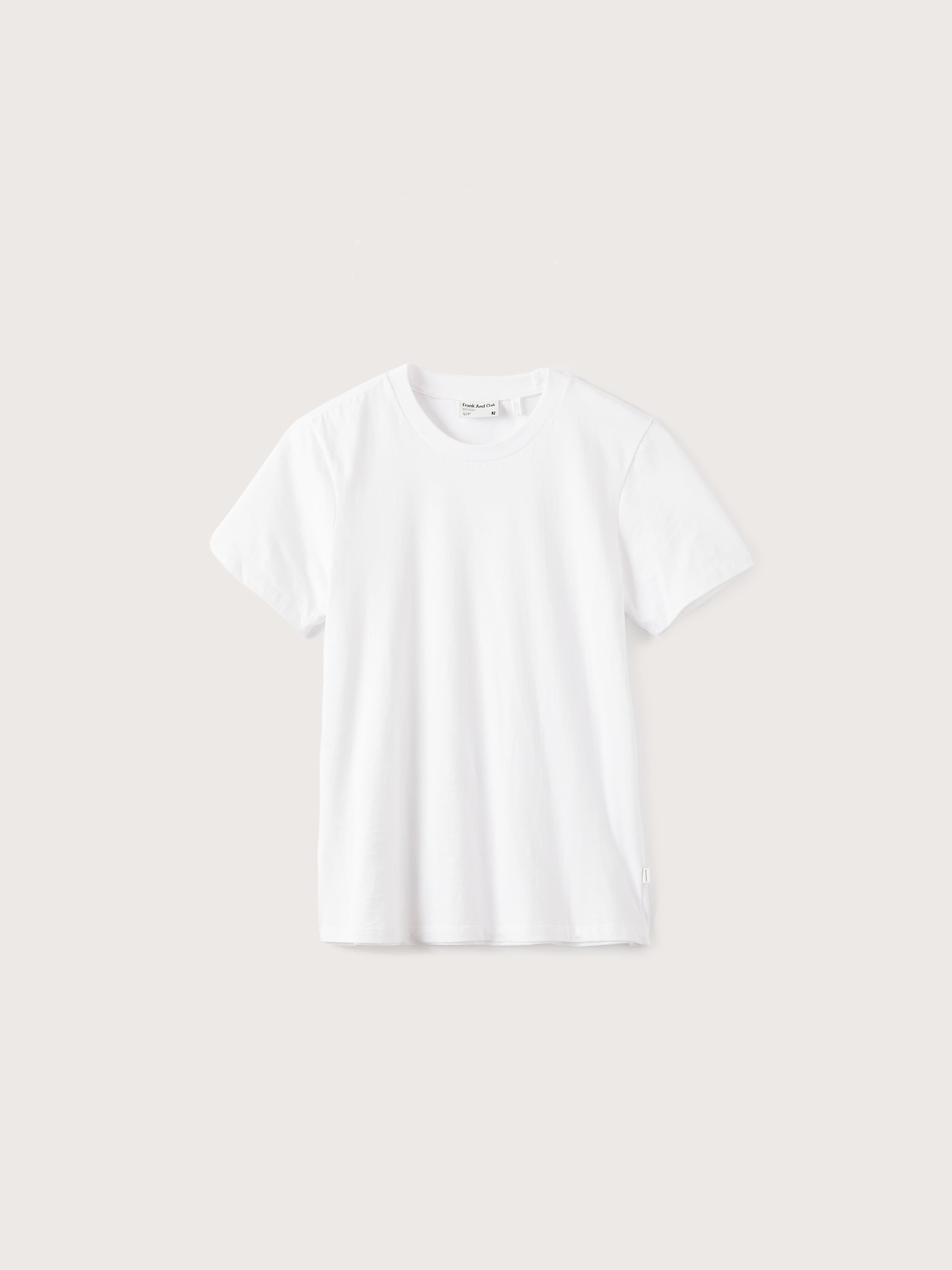 The Essential T-shirt in Bright White sold by Frank & Oak product image thumbnail 4