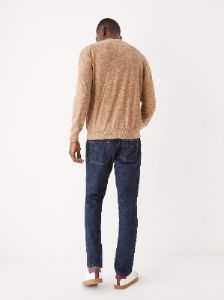 The Henley Transitional Sweater in Brown sold by Frank & Oak