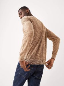 The Henley Transitional Sweater in Brown sold by Frank & Oak