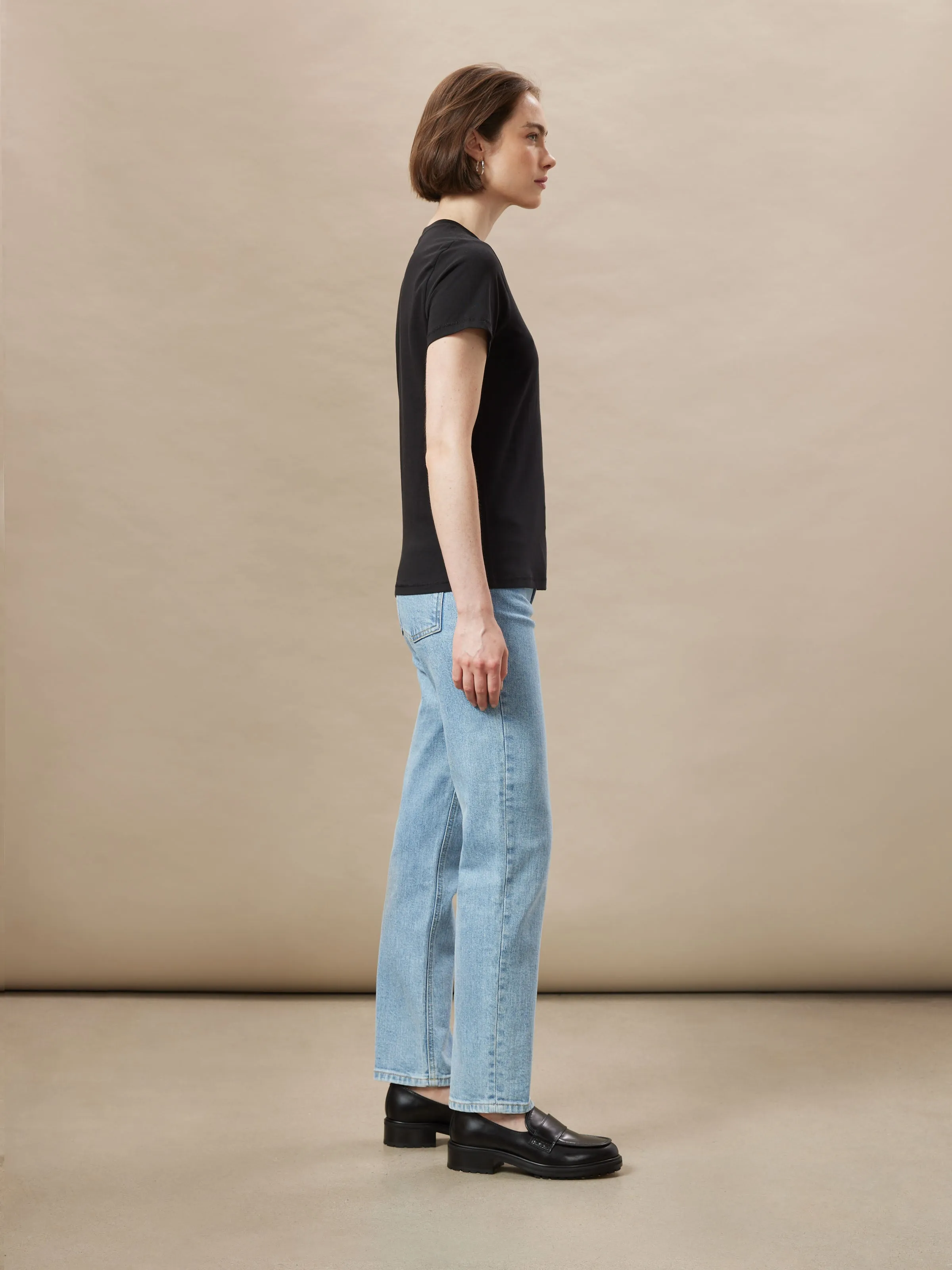 The Essential T-Shirt in Black sold by Frank & Oak product image thumbnail 3