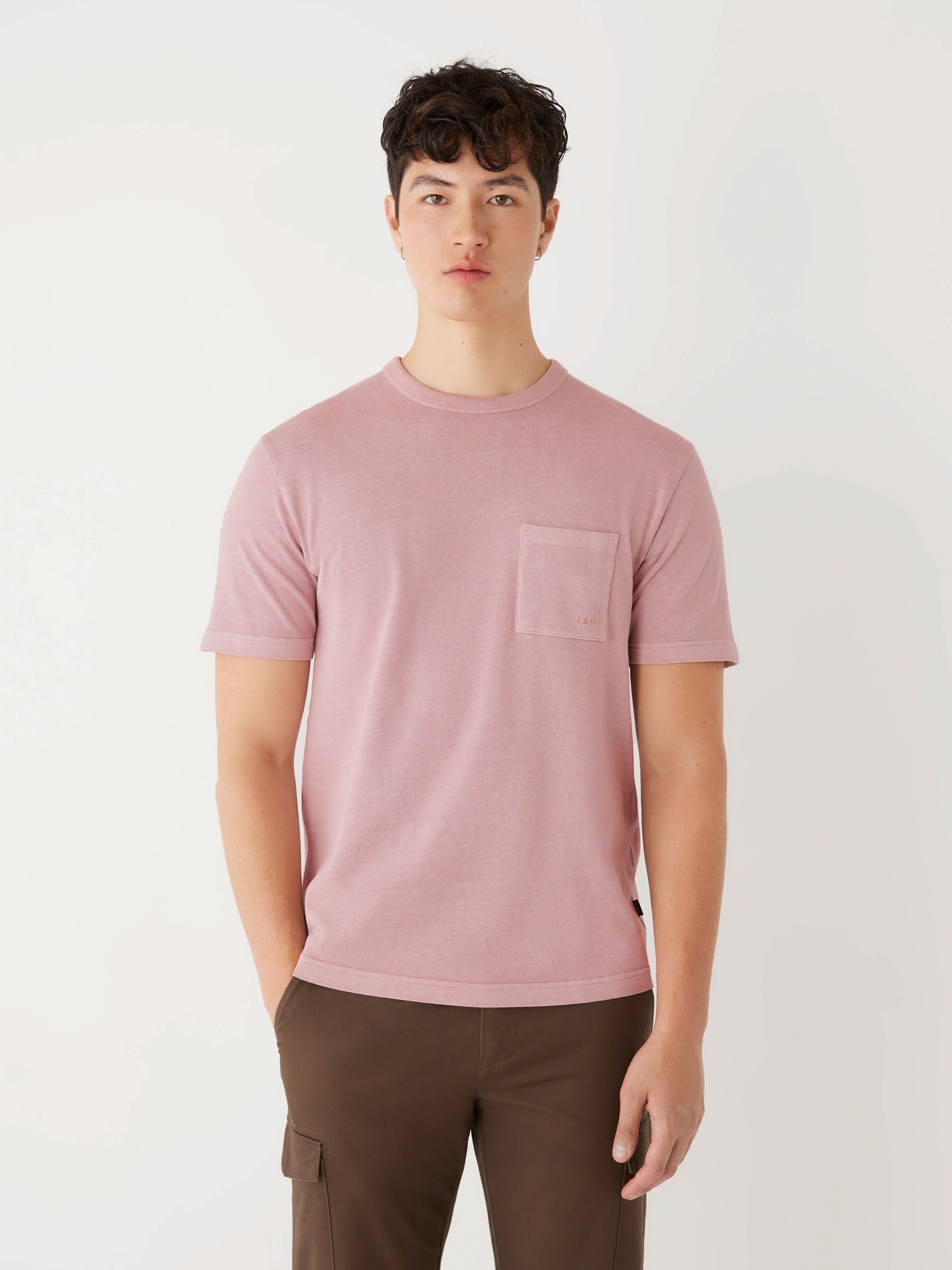 The Relaxed Fit T-shirt in Rose Quartz sold by Frank & Oak