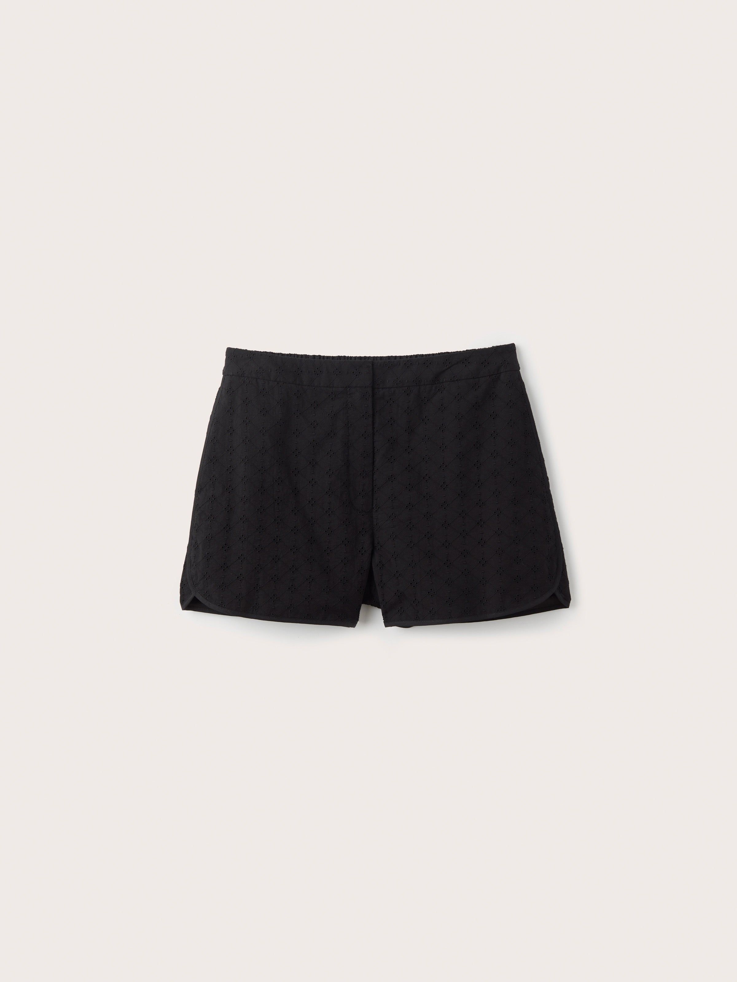 The Annie Embroidered Pull-On Short in Black sold by Frank & Oak product image thumbnail 6