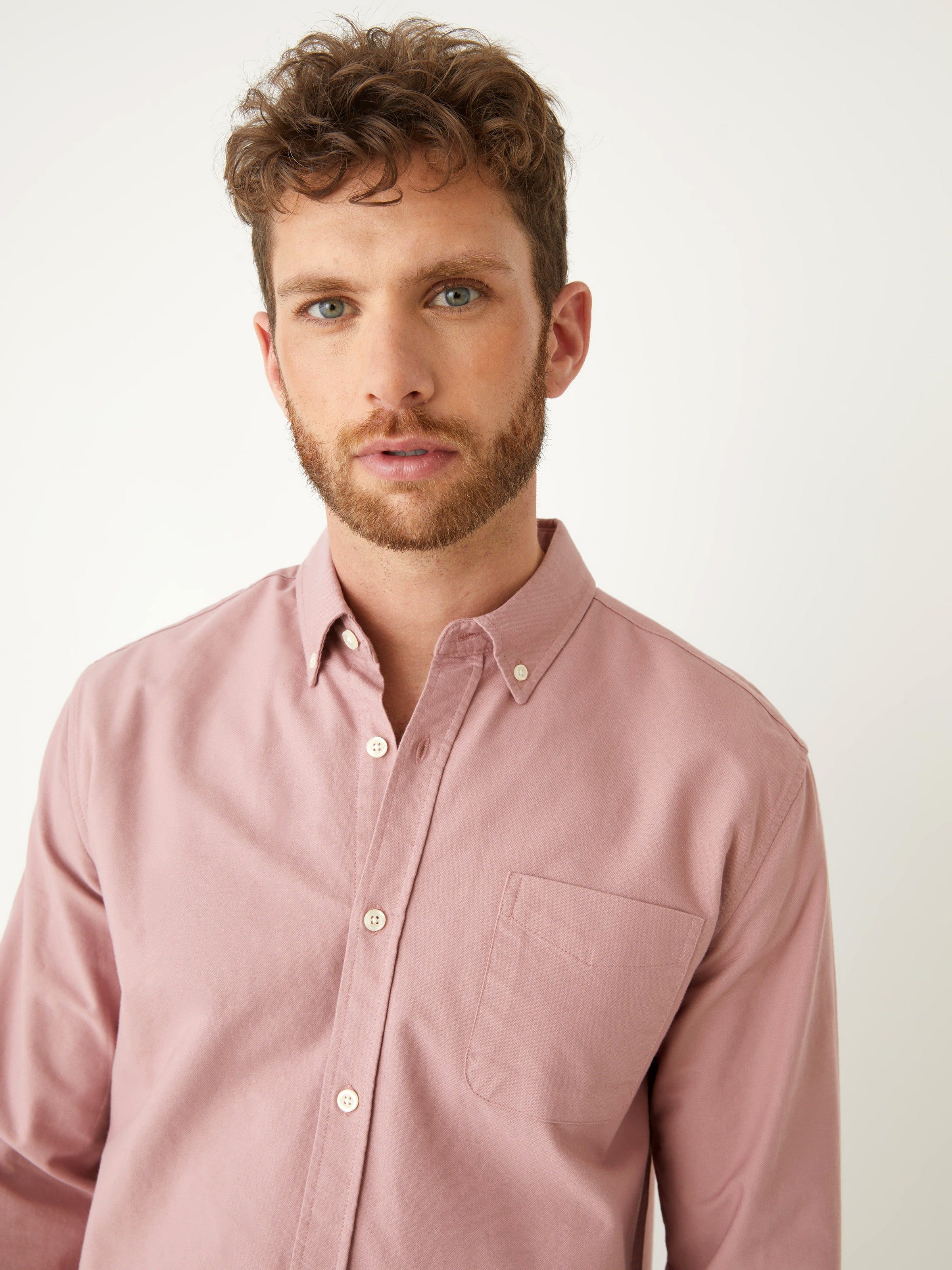 The Jasper Oxford Shirt in Woodrose sold by Frank & Oak product image thumbnail 2