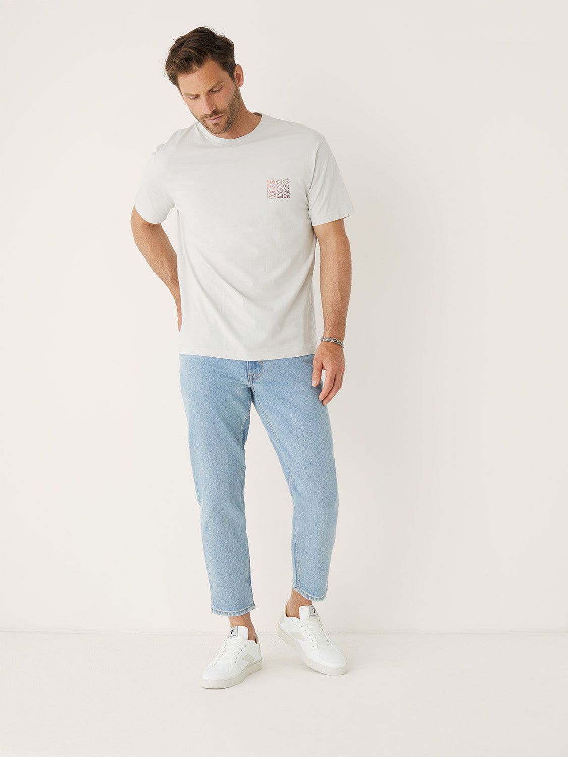 The Groovy Relaxed T-Shirt in Glacier Grey sold by Frank & Oak product image thumbnail 3