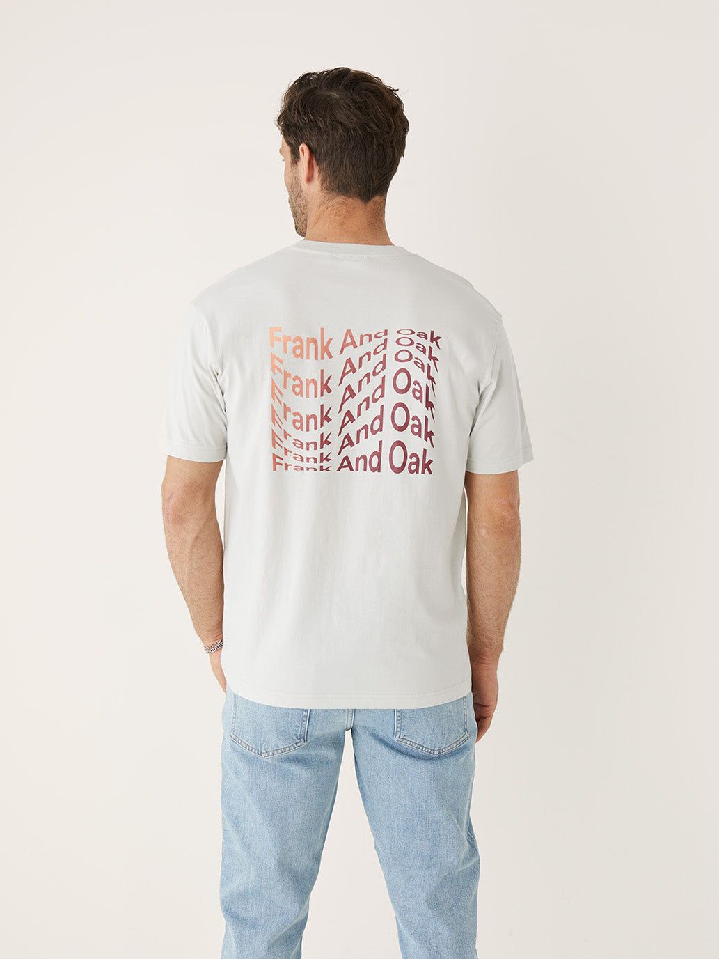 The Groovy Relaxed T-Shirt in Glacier Grey sold by Frank & Oak product image thumbnail 2