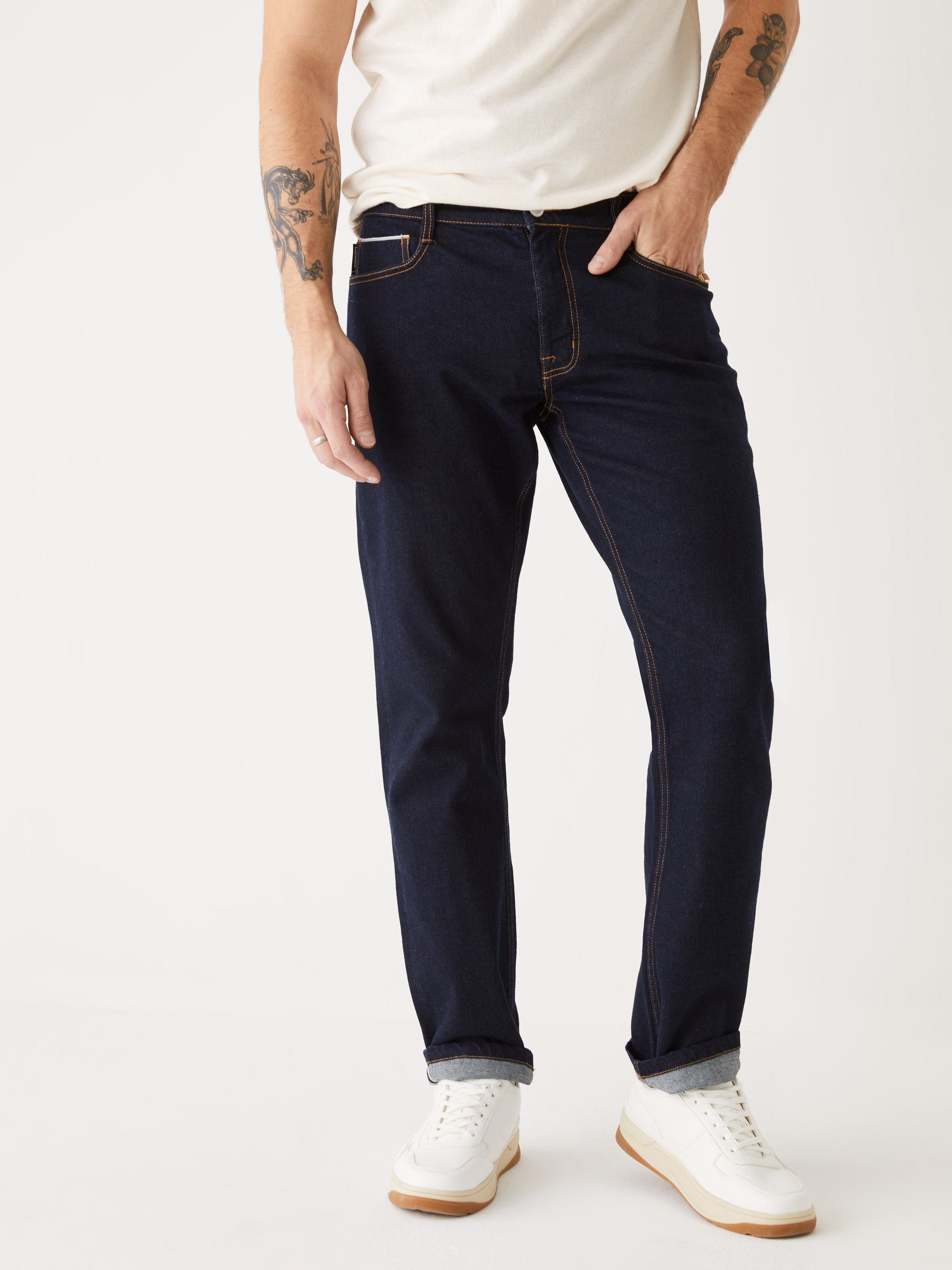 The Selvedge Slim Fit Jean in Navy sold by Frank & Oak product image thumbnail 2