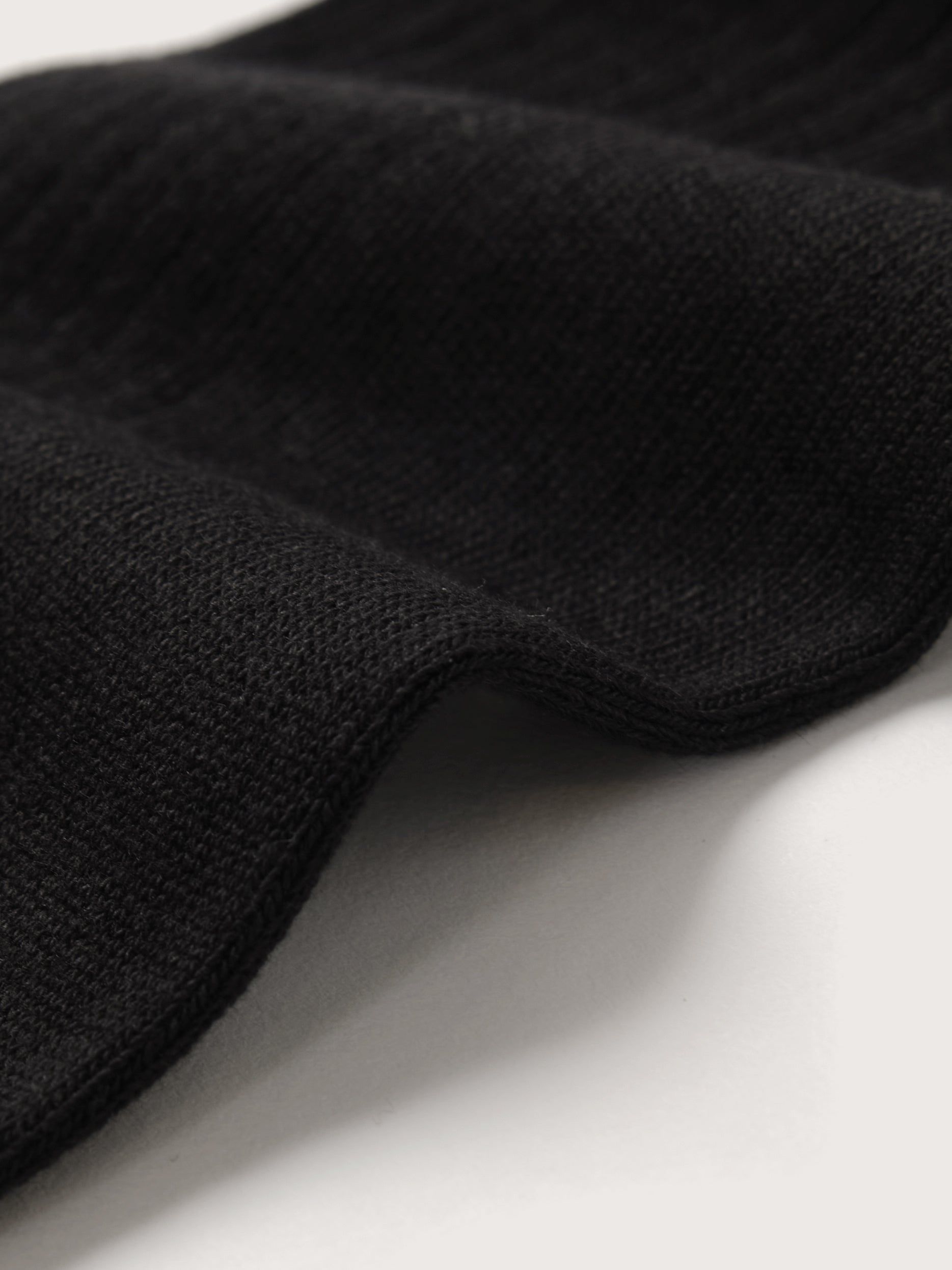 The Organic Cotton Ribbed Socks in Black sold by Frank & Oak product image thumbnail 3