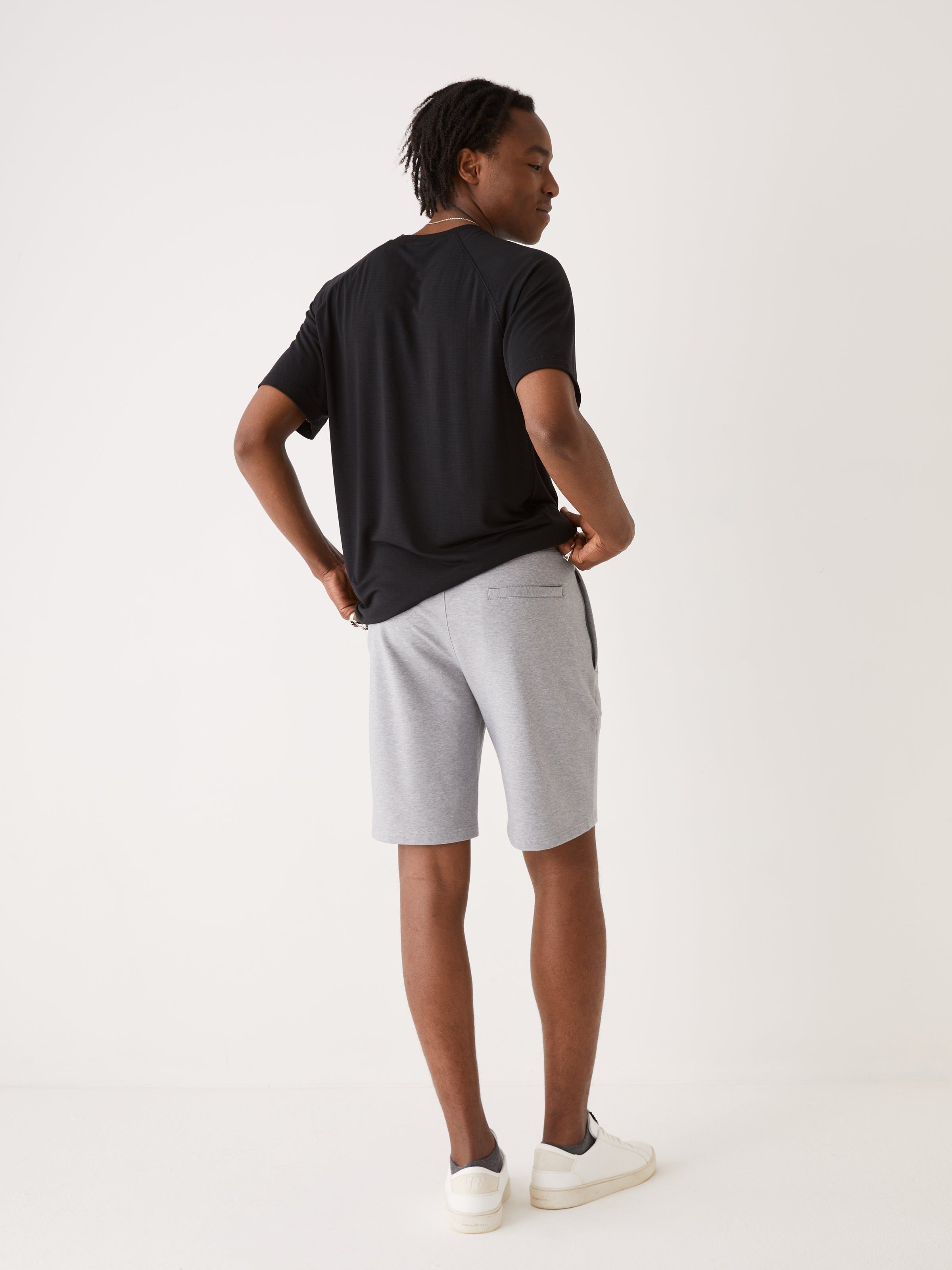 The Hybrid Sweatshort in Vintage Grey sold by Frank & Oak product image thumbnail 4