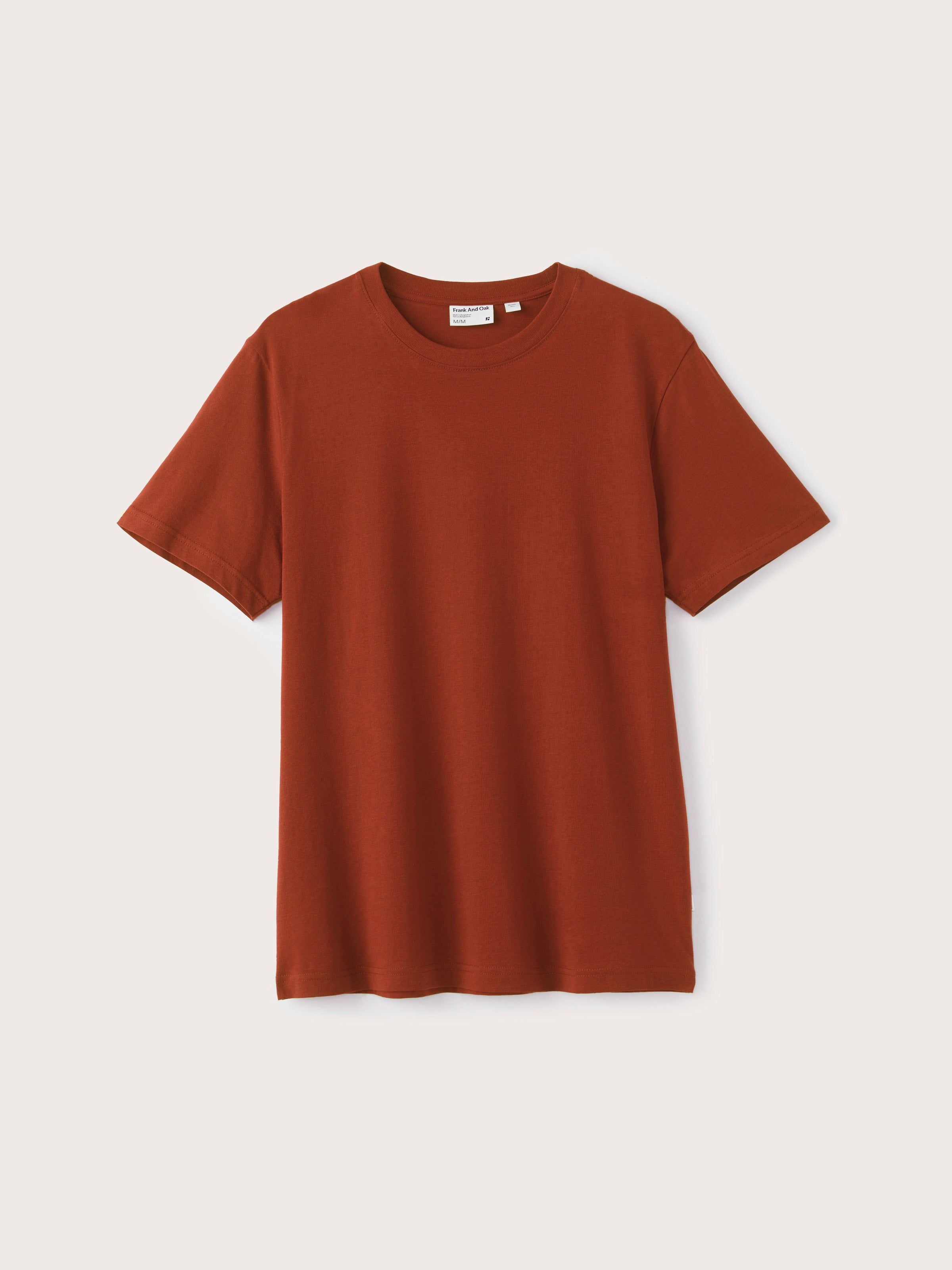 The Essential Slim T-Shirt in Paprika sold by Frank & Oak product image thumbnail 6