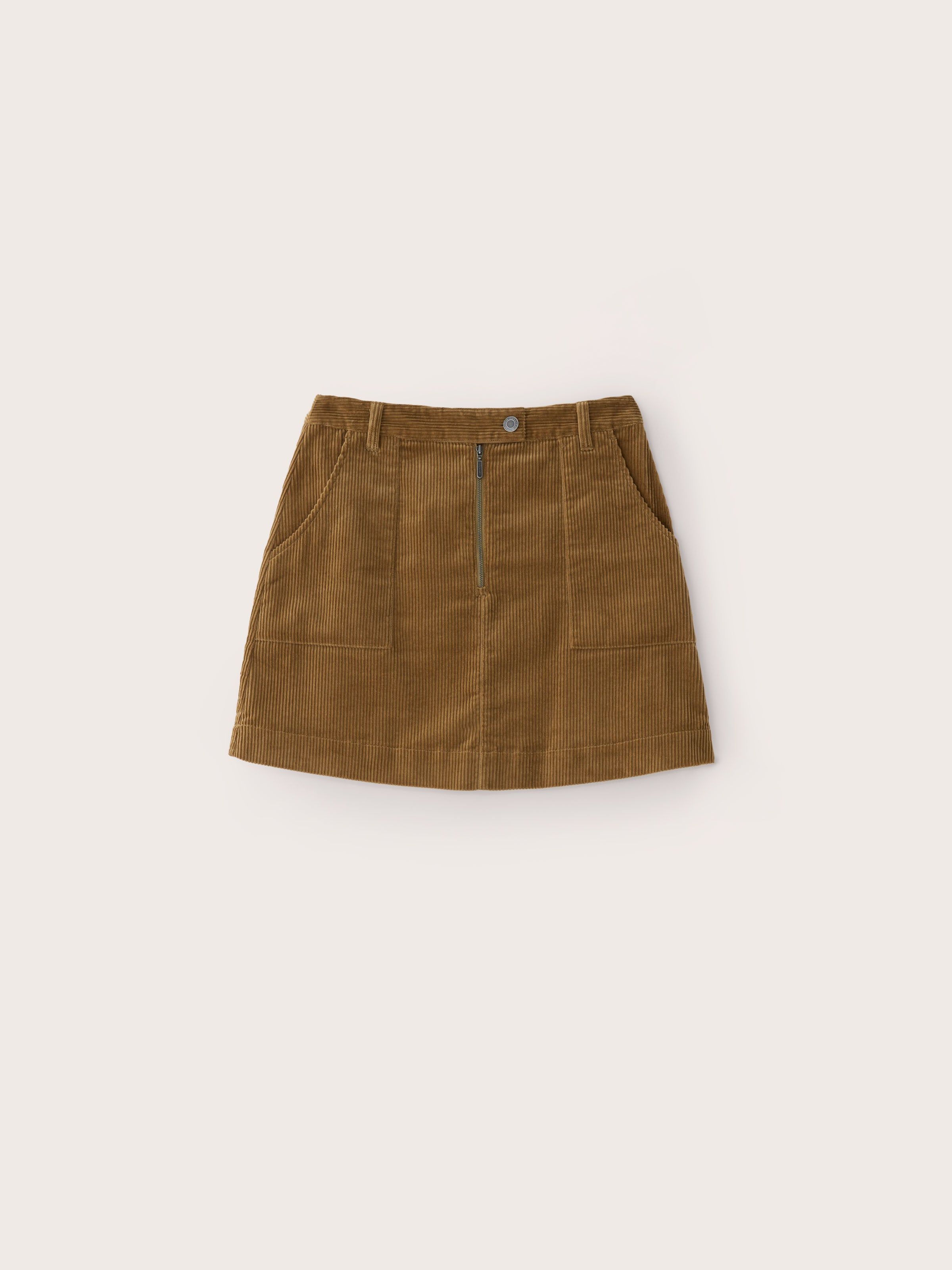 The Corduroy Mini Skirt in Amber Brown sold by Frank & Oak product image thumbnail 5