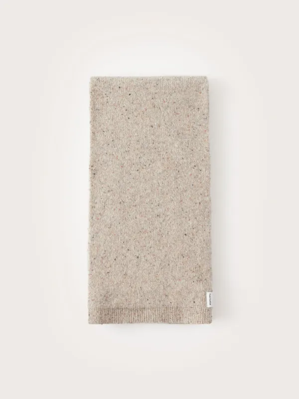 The Donegal Wool Scarf in Beige sold by Frank & Oak