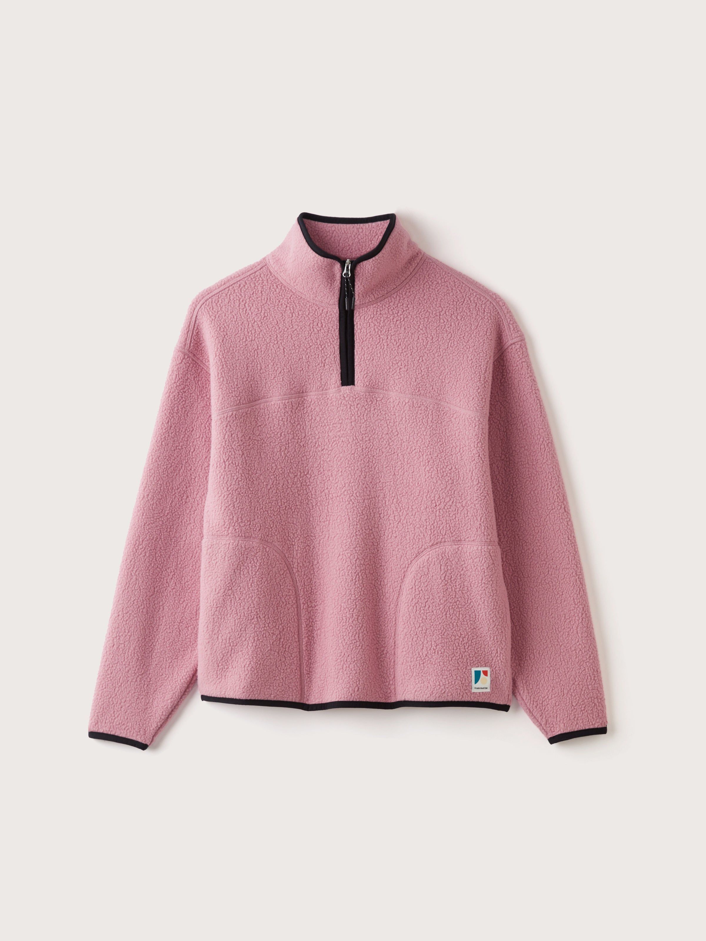 The Polar Fleece Pullover in Pink sold by Frank & Oak product image thumbnail 6