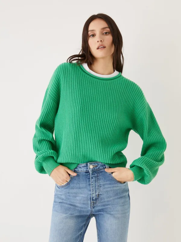 The SeaCell™ Sweater in Green sold by Frank & Oak