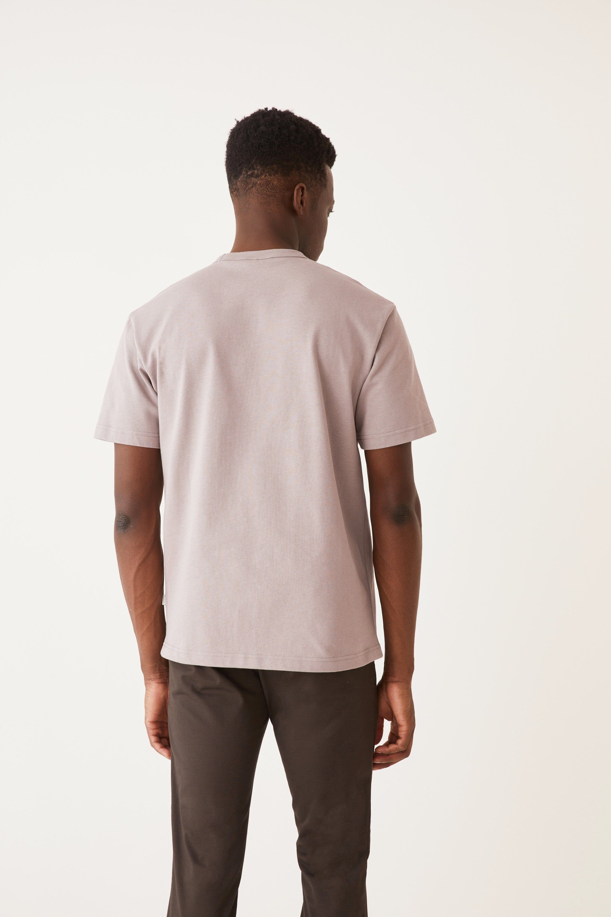 The Relaxed Pocket T-Shirt in Earl grey sold by Frank & Oak product image thumbnail 4