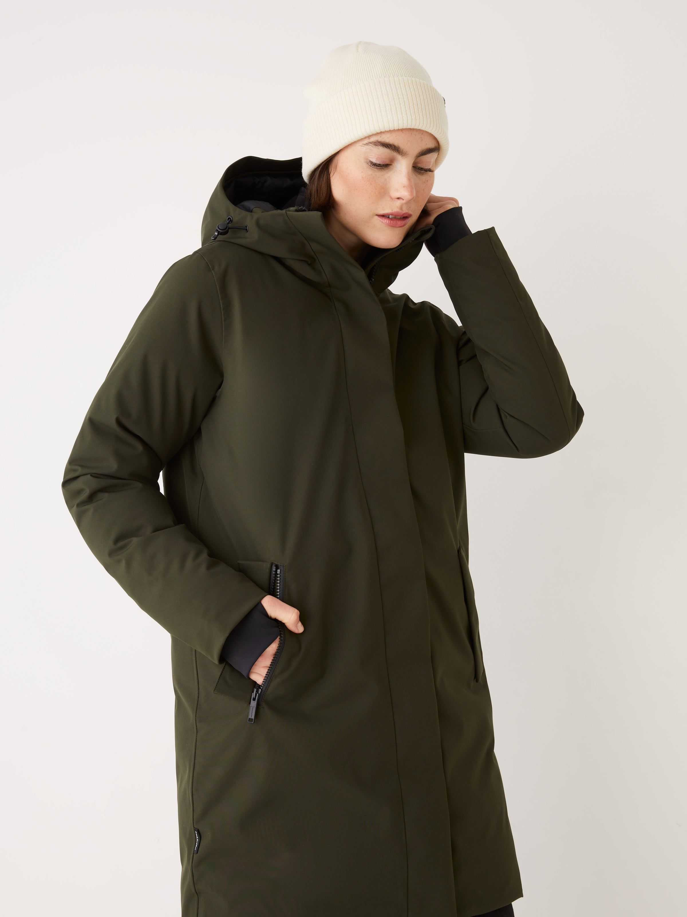 The Capital Parka in Rosin sold by Frank & Oak product image thumbnail 4