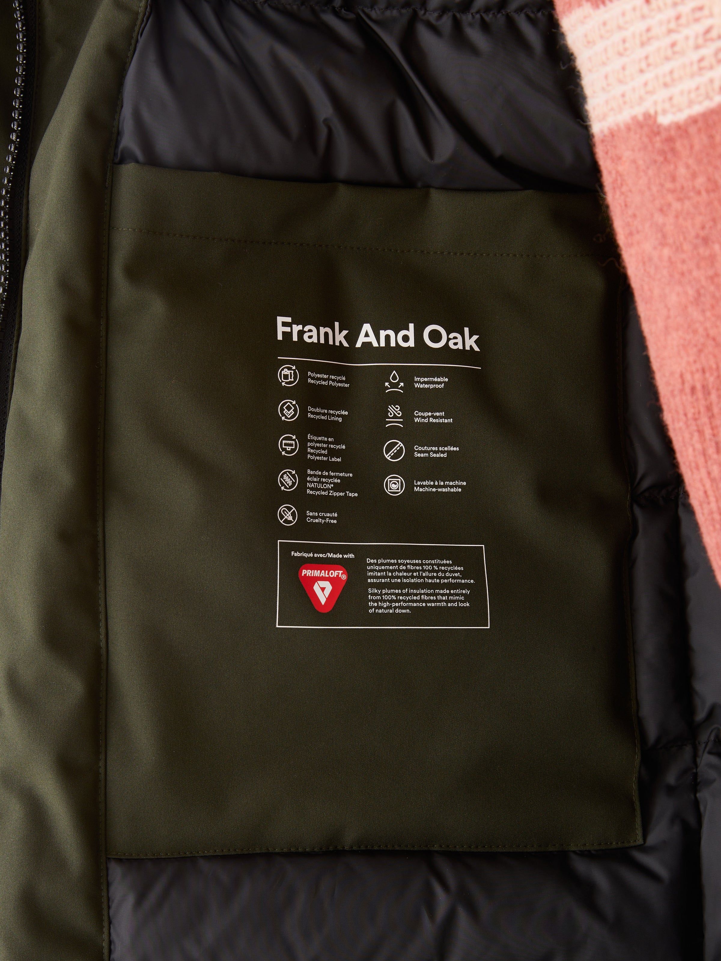 The Capital Parka in Rosin sold by Frank & Oak product image thumbnail 8