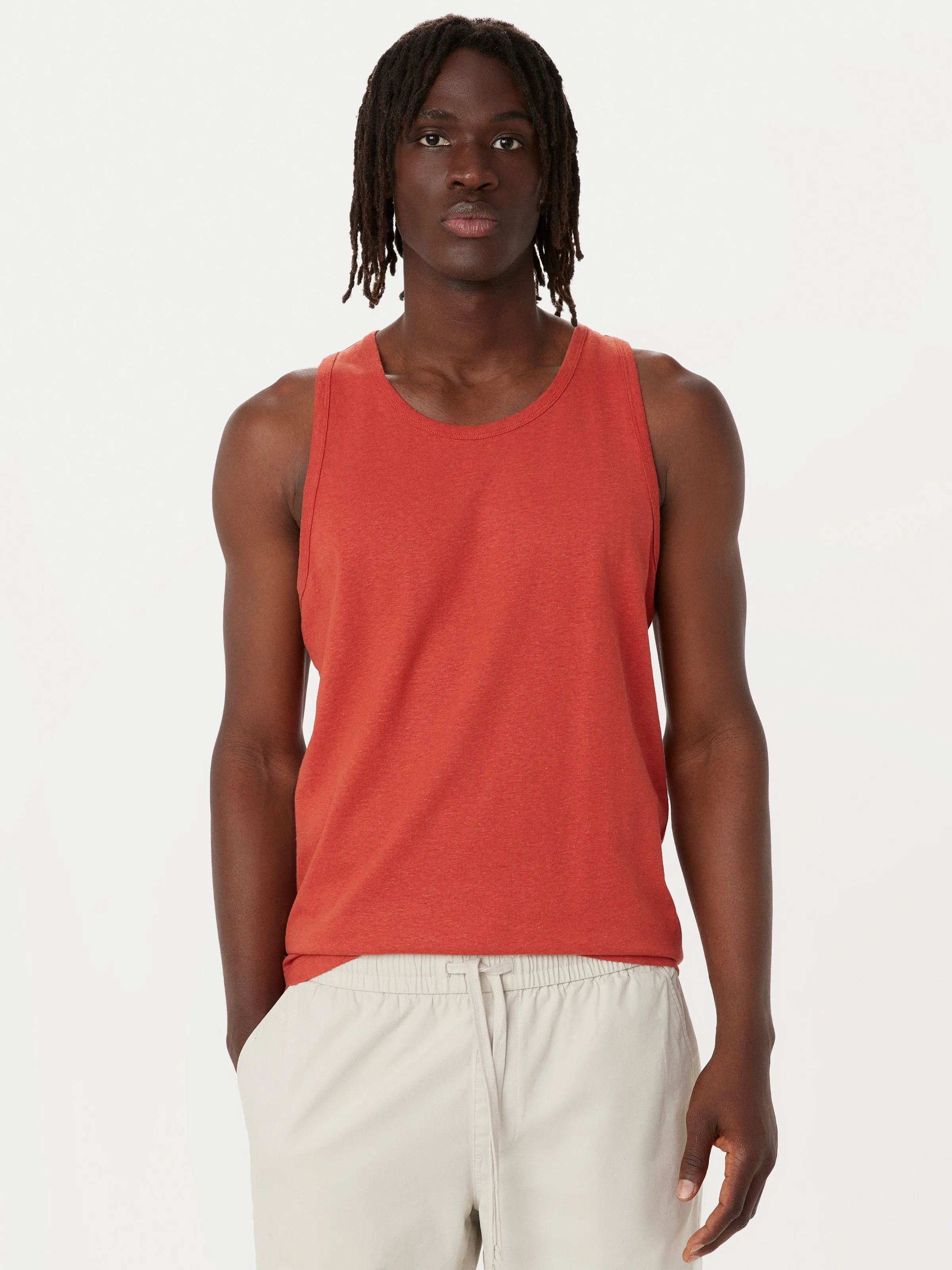 The Hemp Tank in Red Clay sold by Frank & Oak product image thumbnail 2