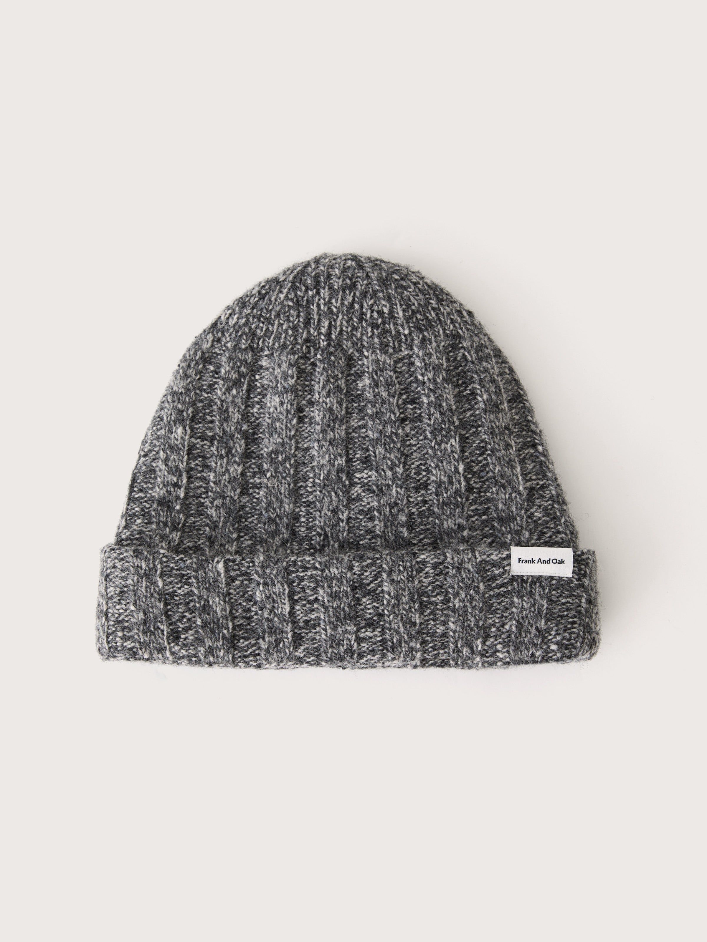 The Lambswool Beanie in Blue sold by Frank & Oak