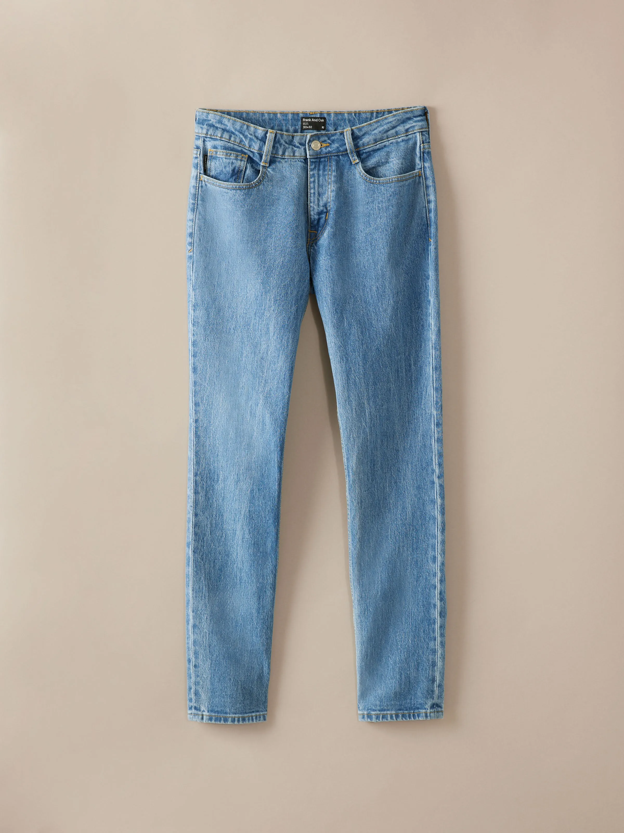 The Adam Slim Fit Jean in Light Blue sold by Frank & Oak product image thumbnail 5