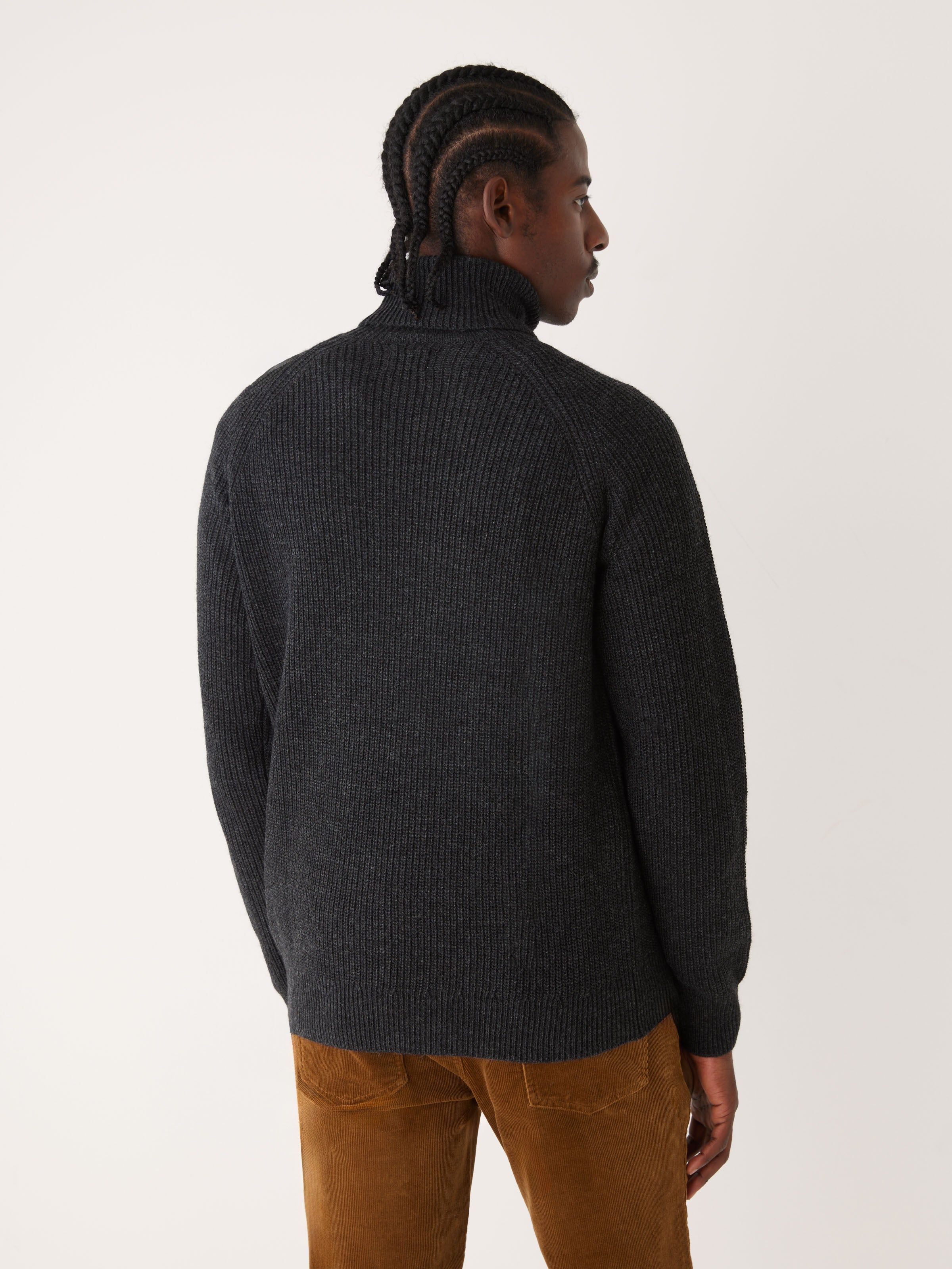 The Turtleneck Sweater in Shadow Black sold by Frank & Oak product image thumbnail 3